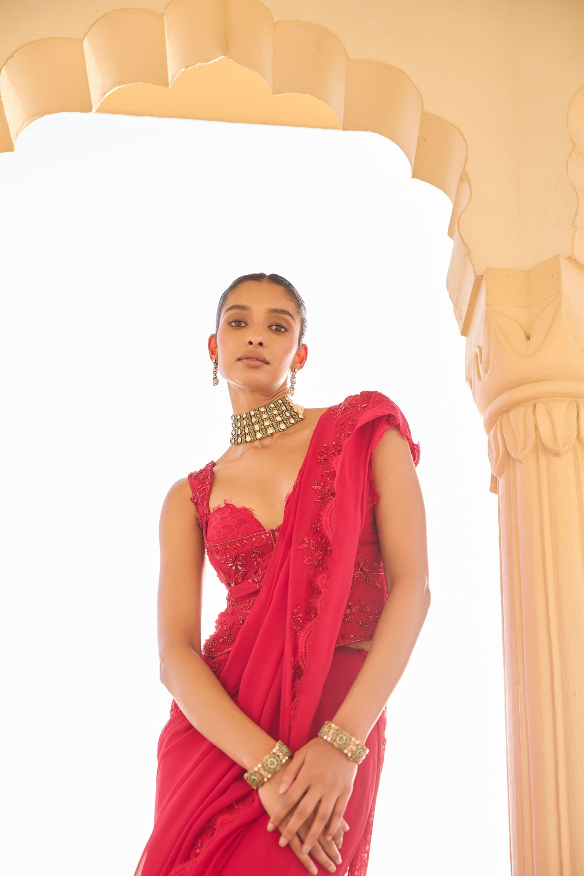 Eternity Draped Saree Set