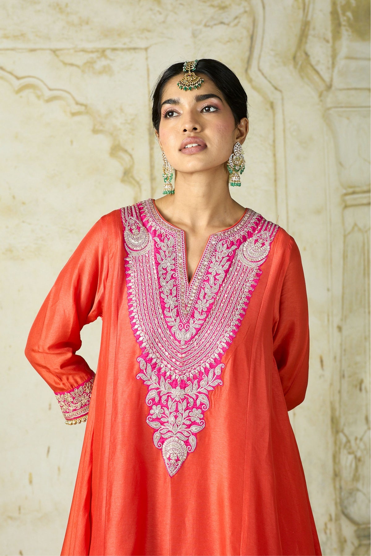 Orange Nadia Farshi Set
