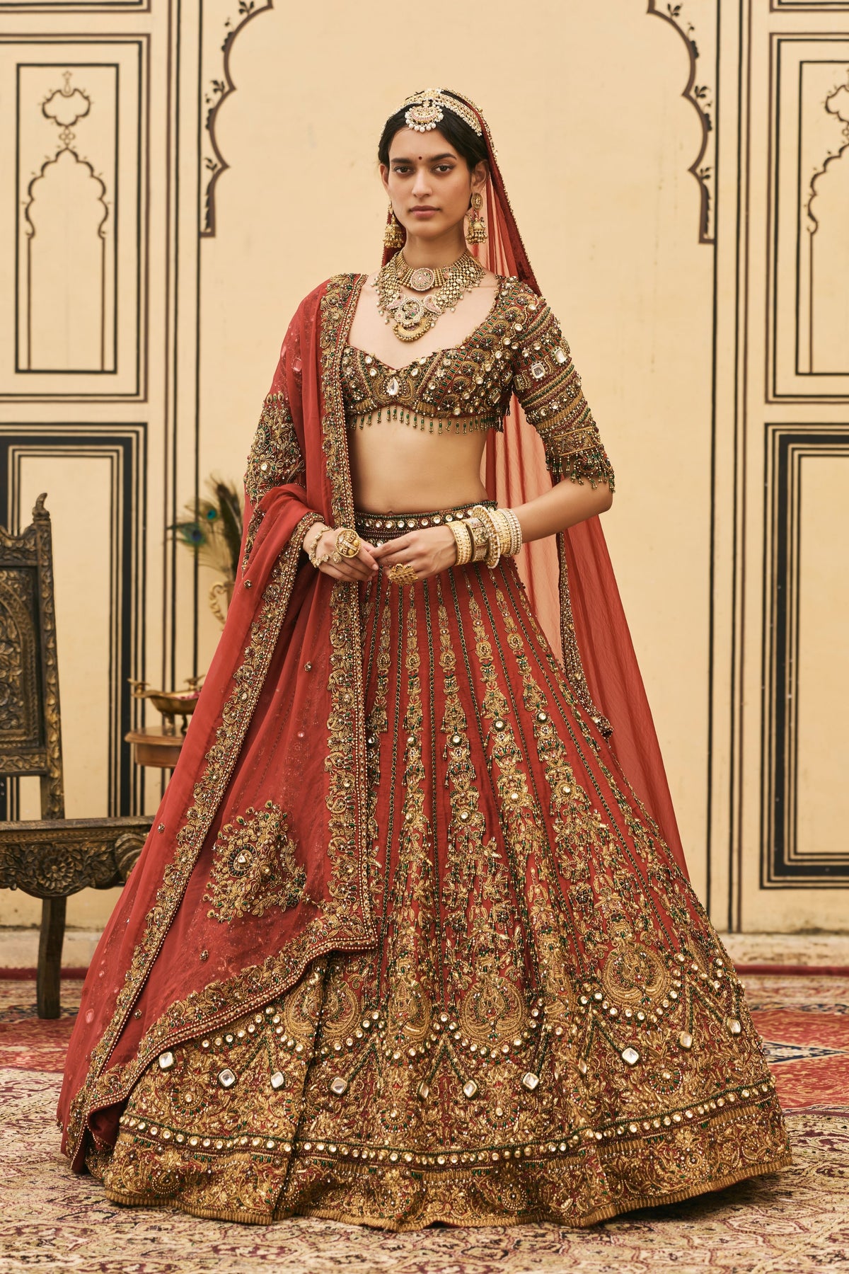 Sindoori Lehenga Set