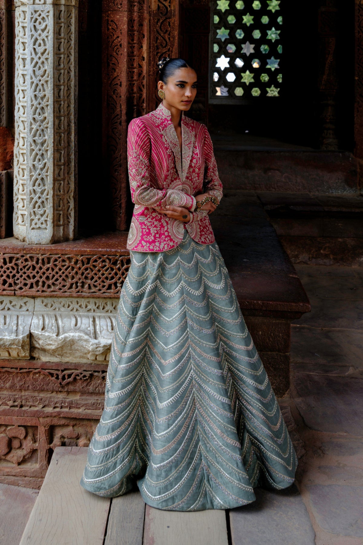 Jewel Lehenga With Jacket