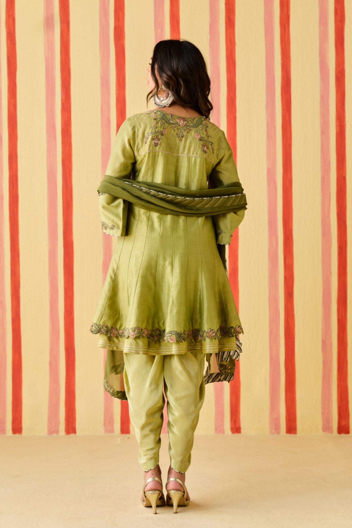 Ekanshi Green Kurta Set