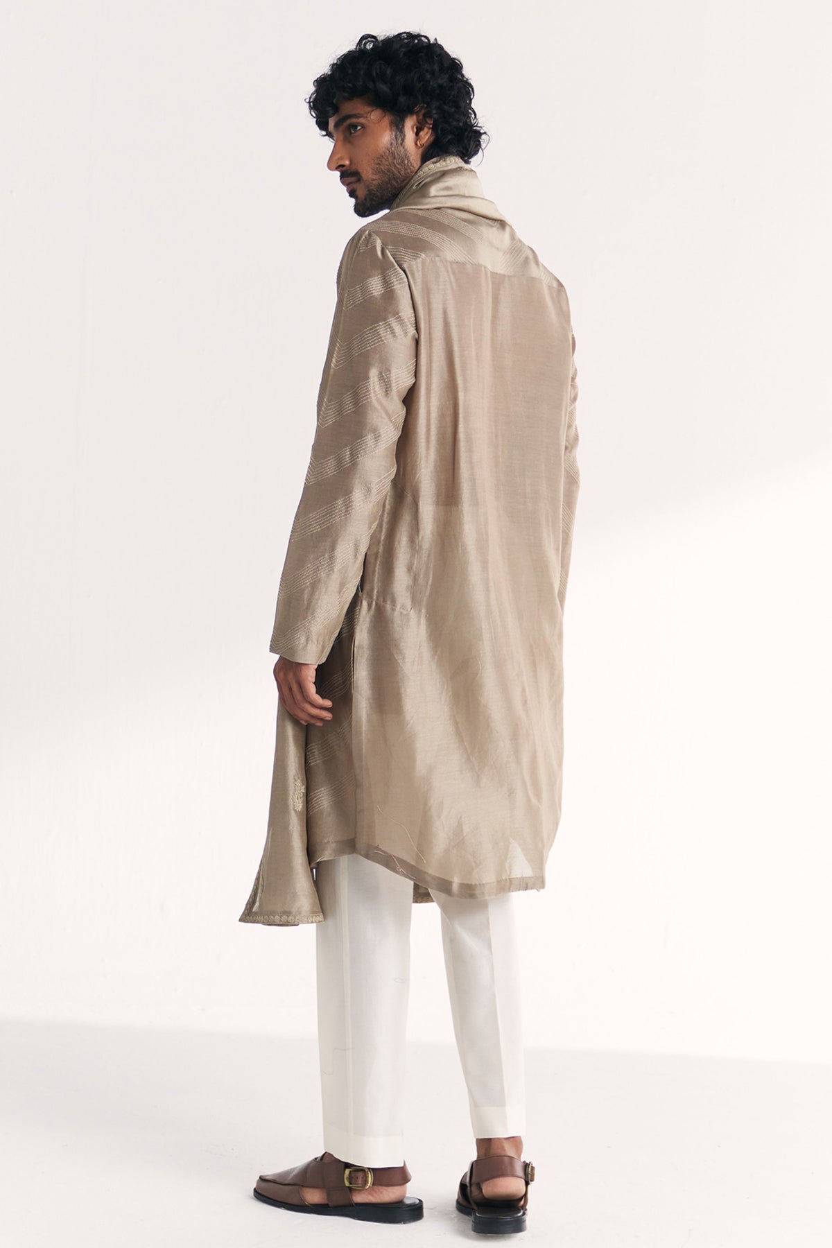 Ellahi Grey Kurta Set