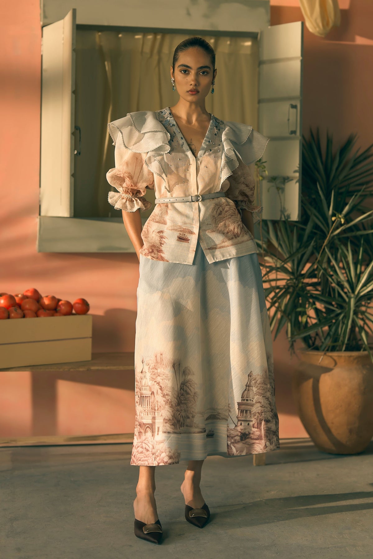 Porto Delft Bloom Top