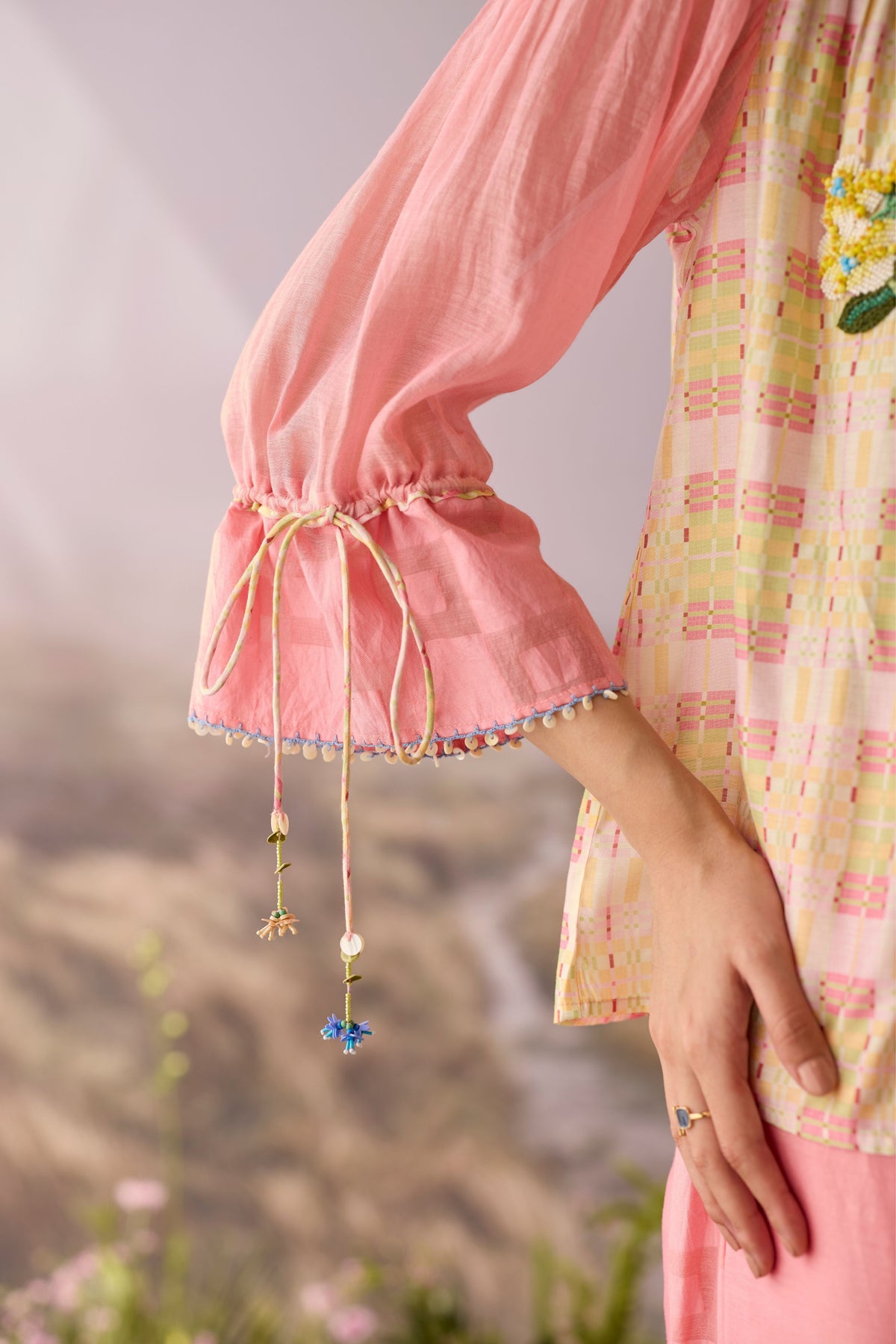 Rose Beaded Shirt