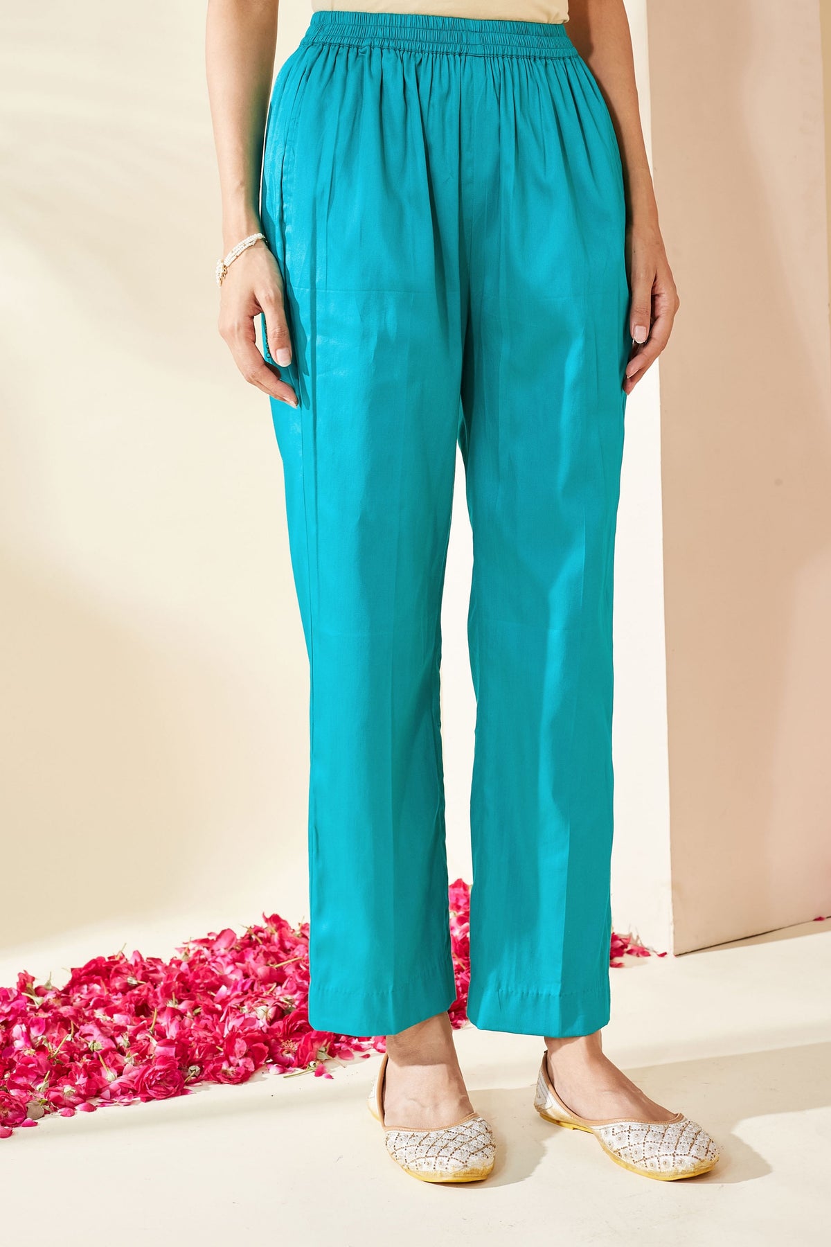 Turquoise Ruksaar Kurta Set