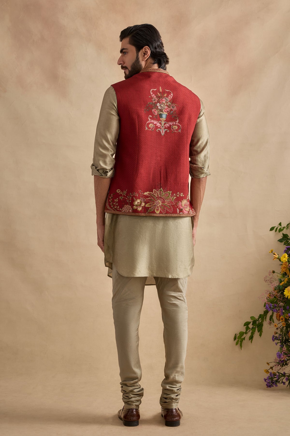 Ishvik Crimson Bundi Set