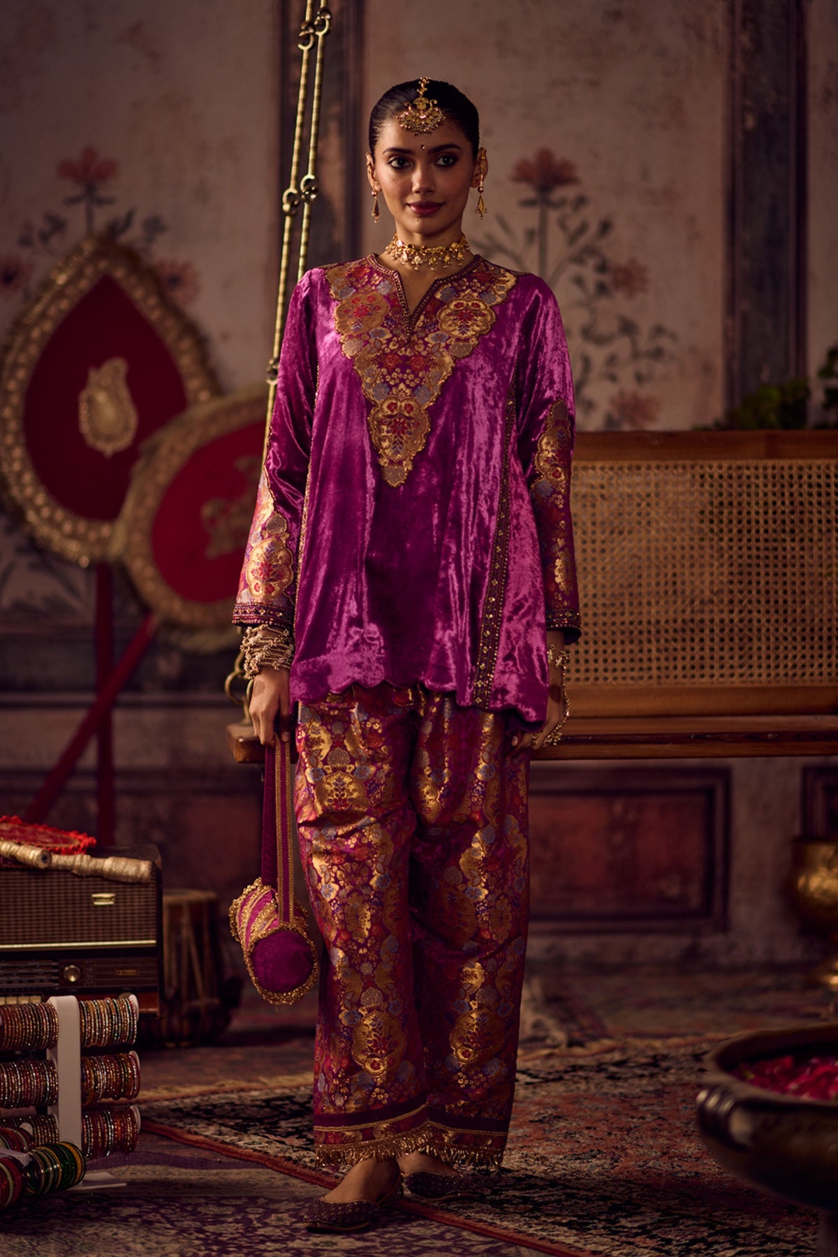 Gul Rang Kheem Khaab Kurta Set
