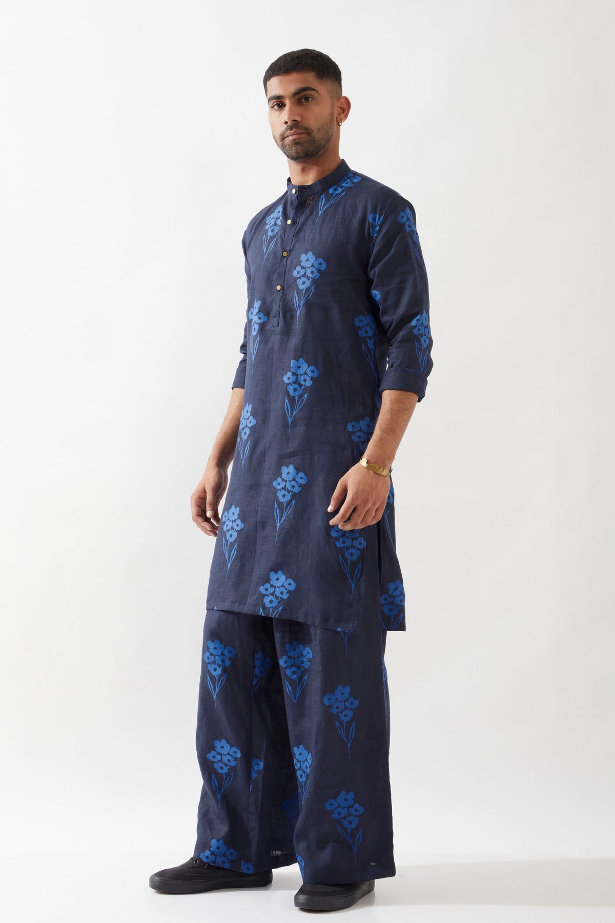 Zayn Farm Navy Kurta