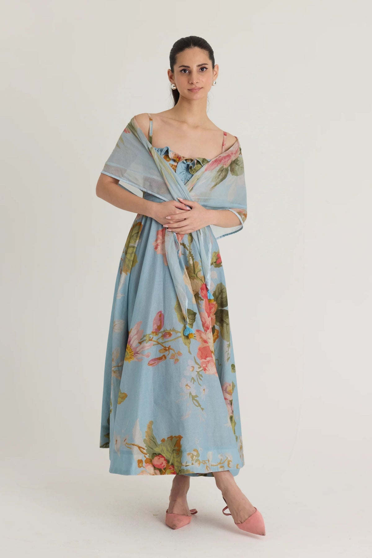 Taffy Cotton Frills Dress