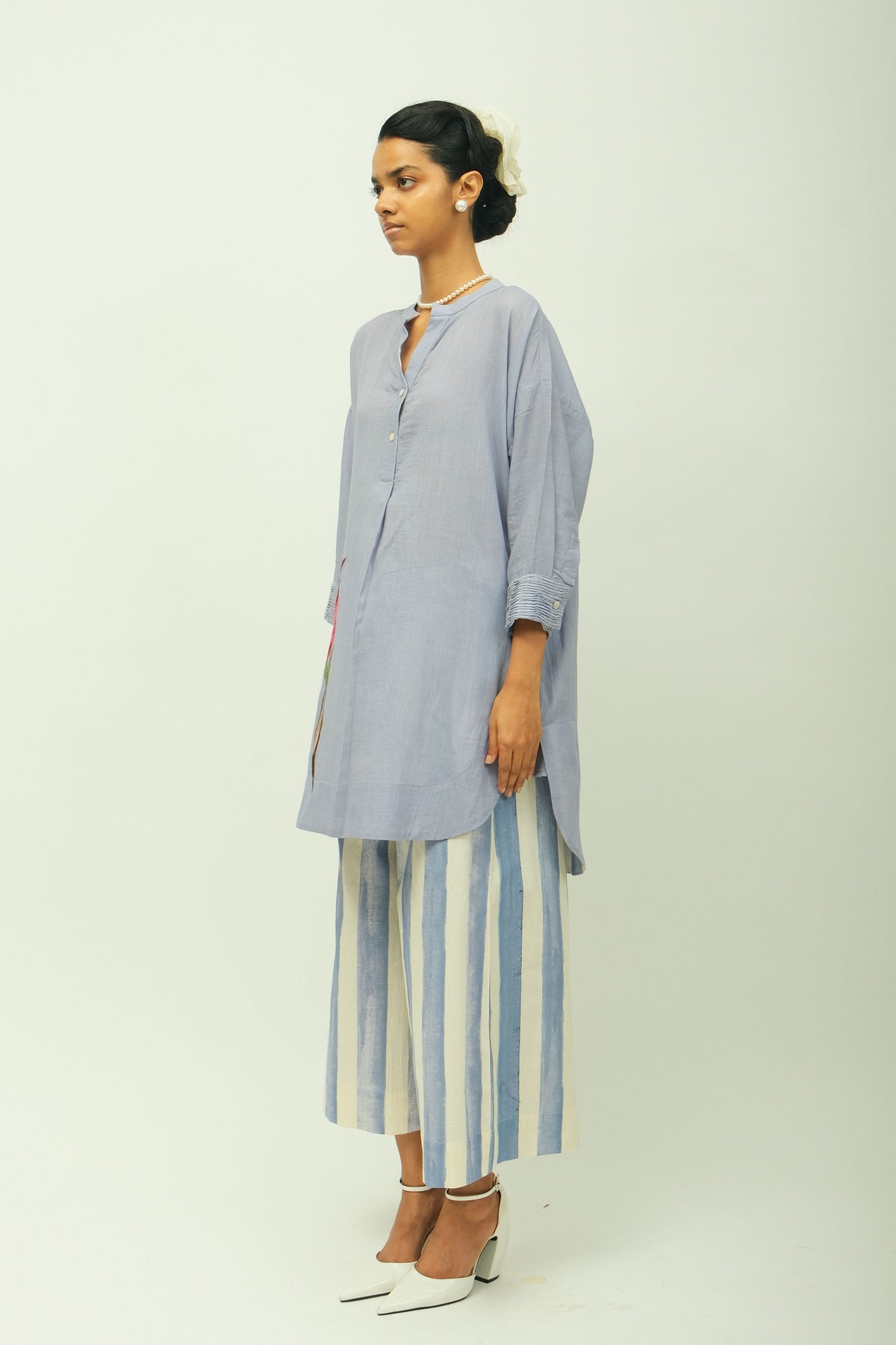 Flamingo Applique Tunic Set