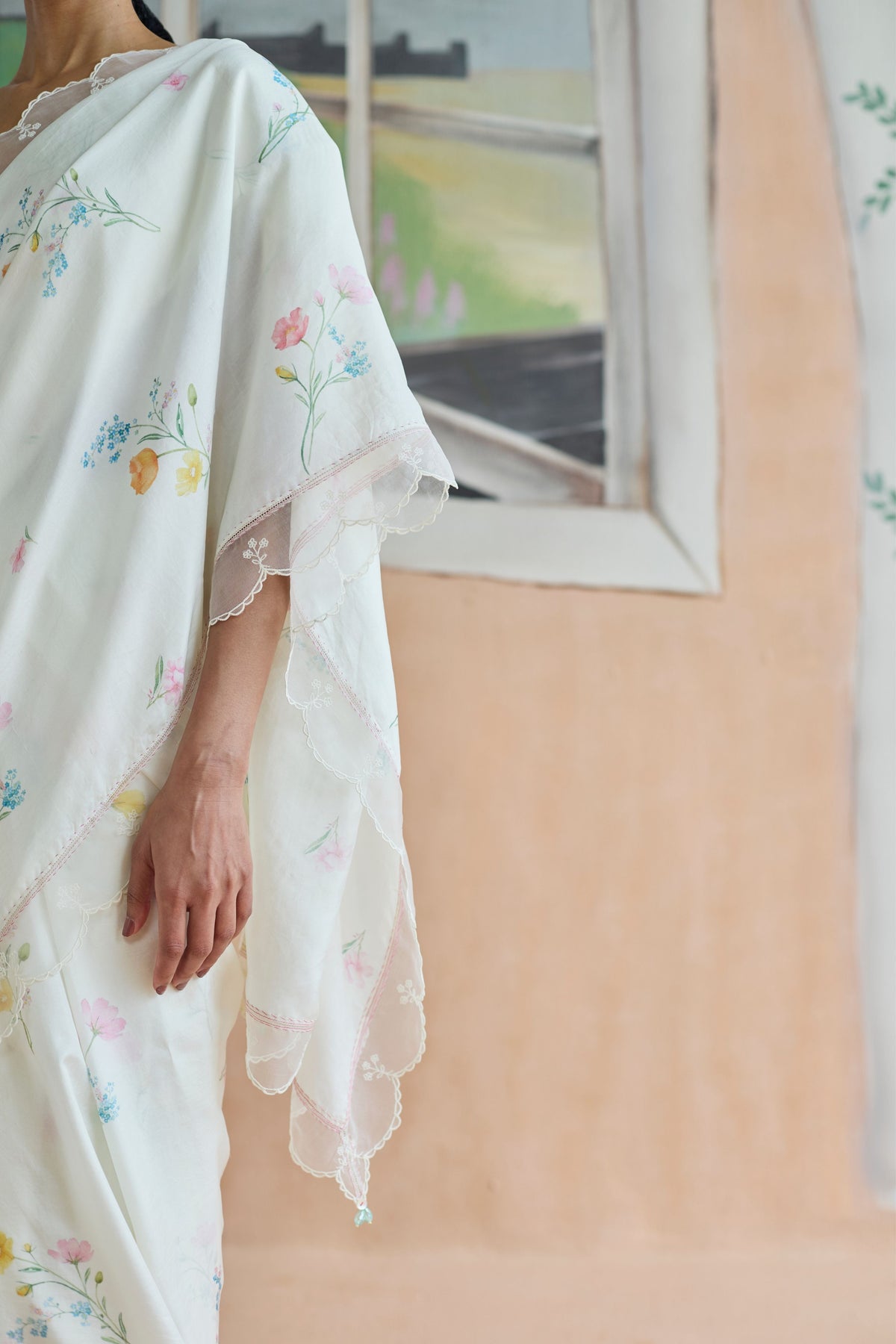 Florist Mulberry Silk Sari