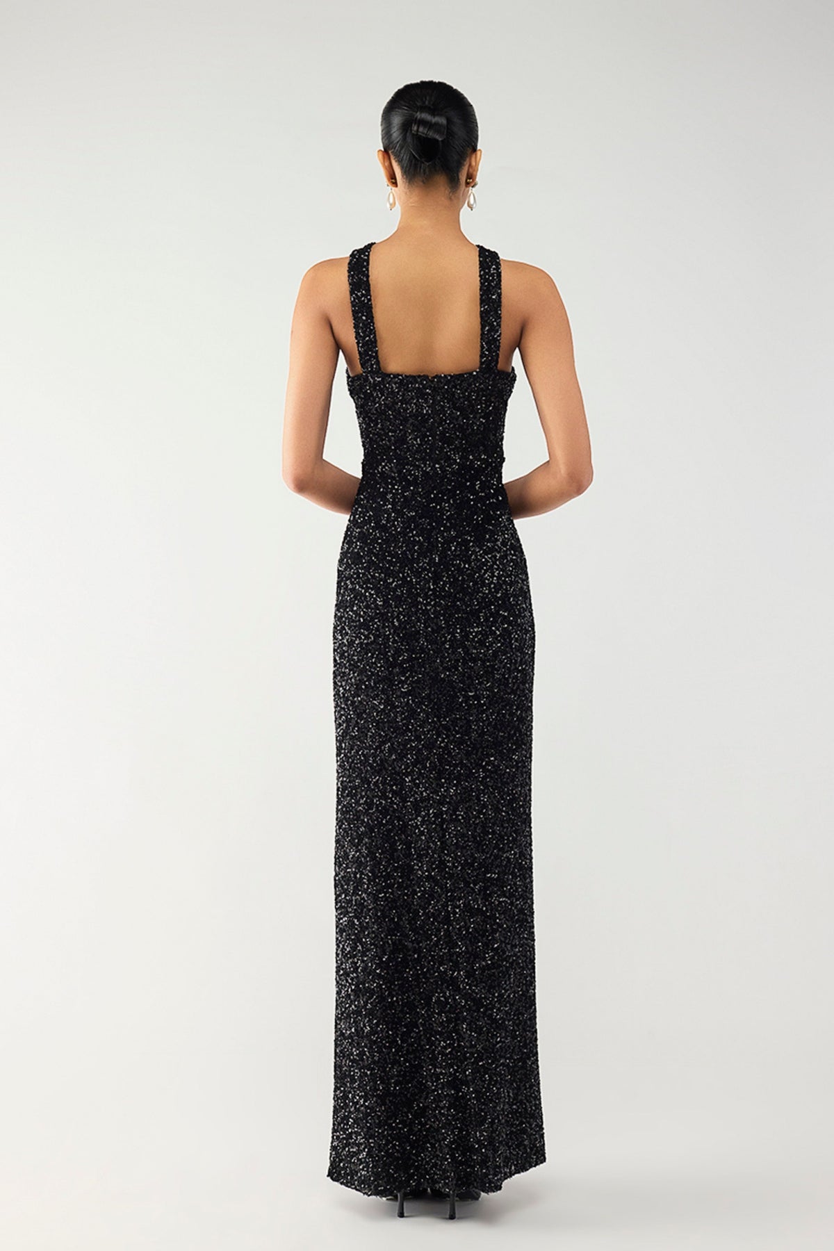 Black Crystal Gown