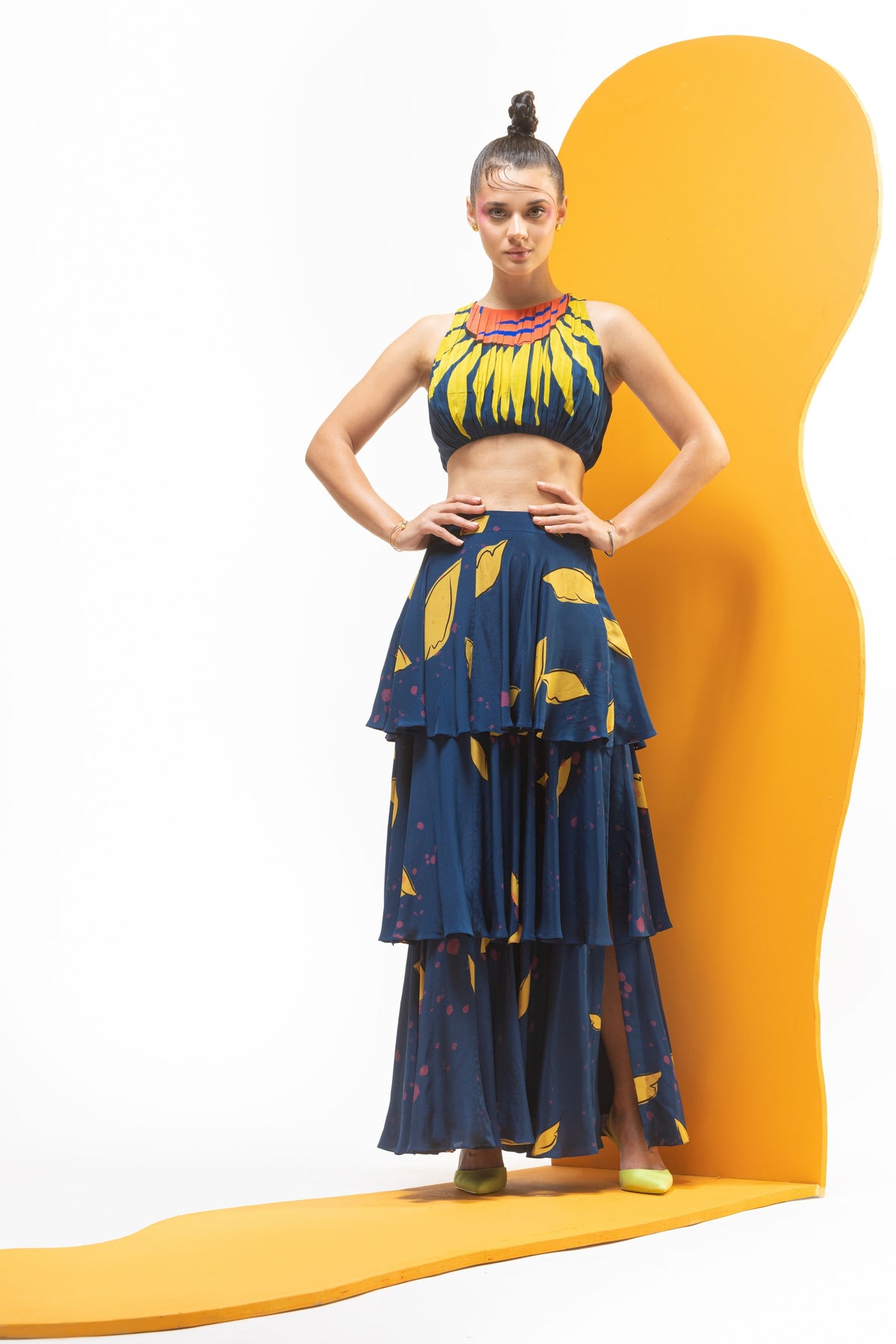 Why Not Blue Skirt Set
