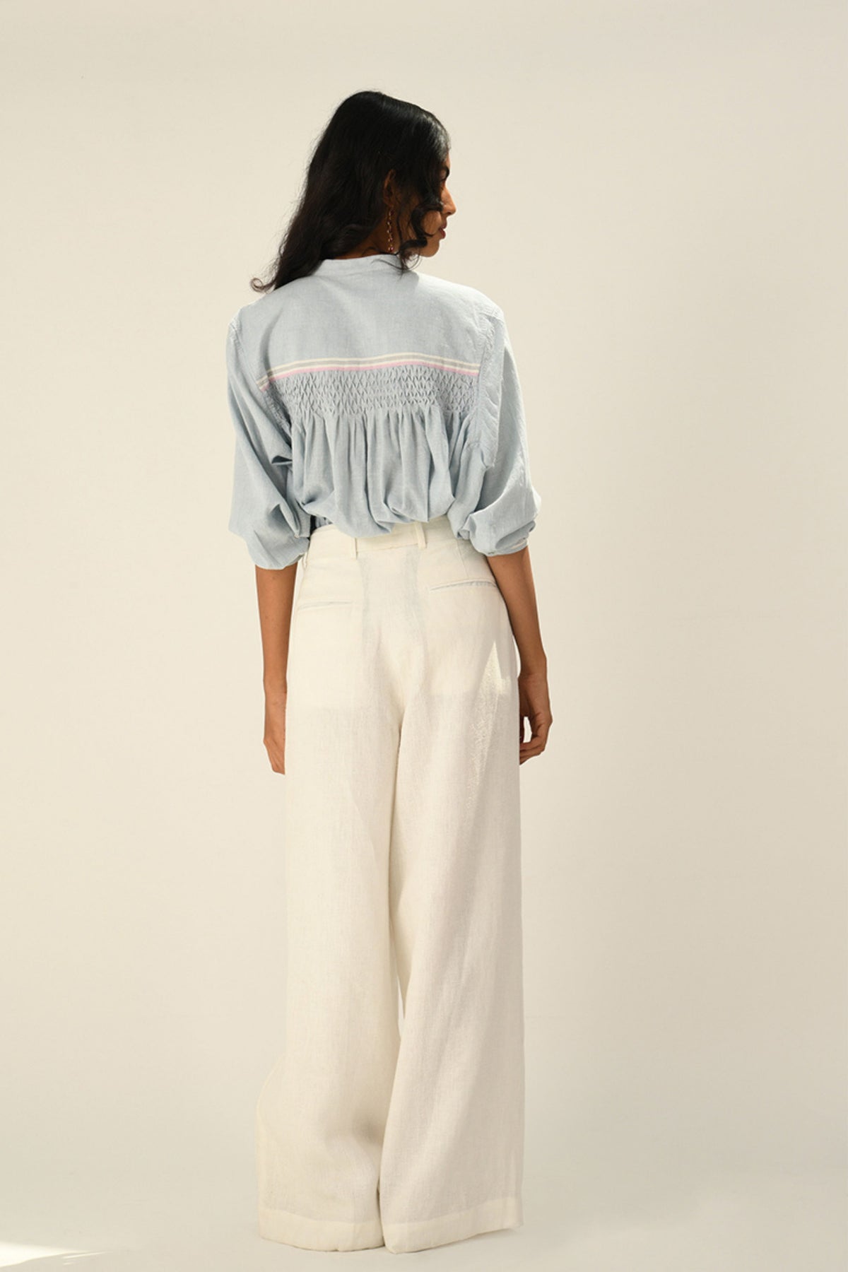 Sabinii Smocking Shirt