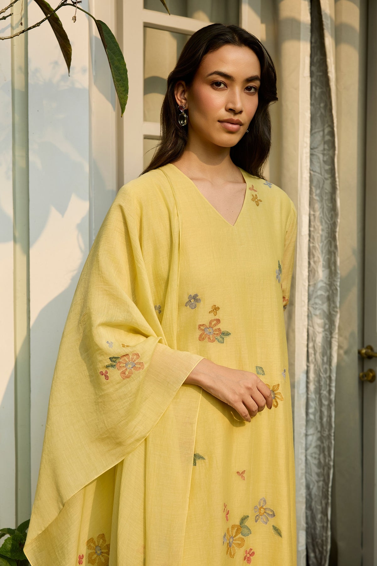 Lemon Bloom Kurta Set