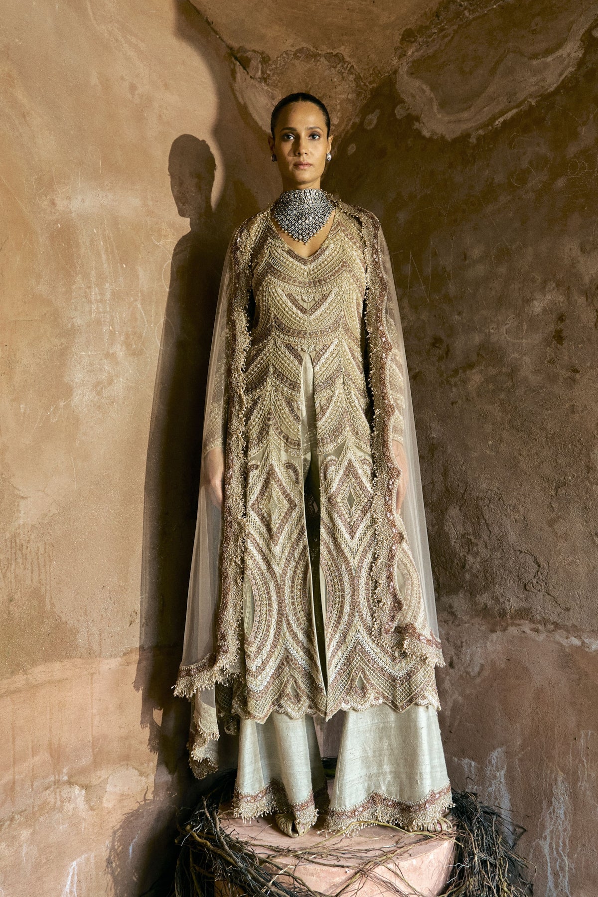 Amber Glow Kurta Set