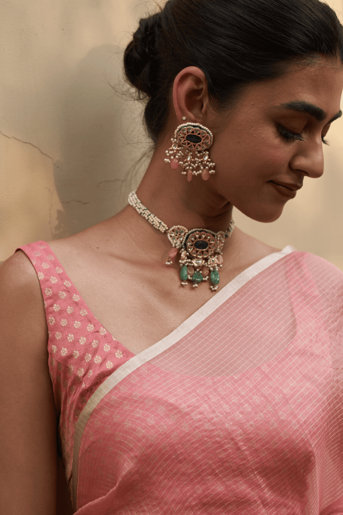 Urmi Pink Saree