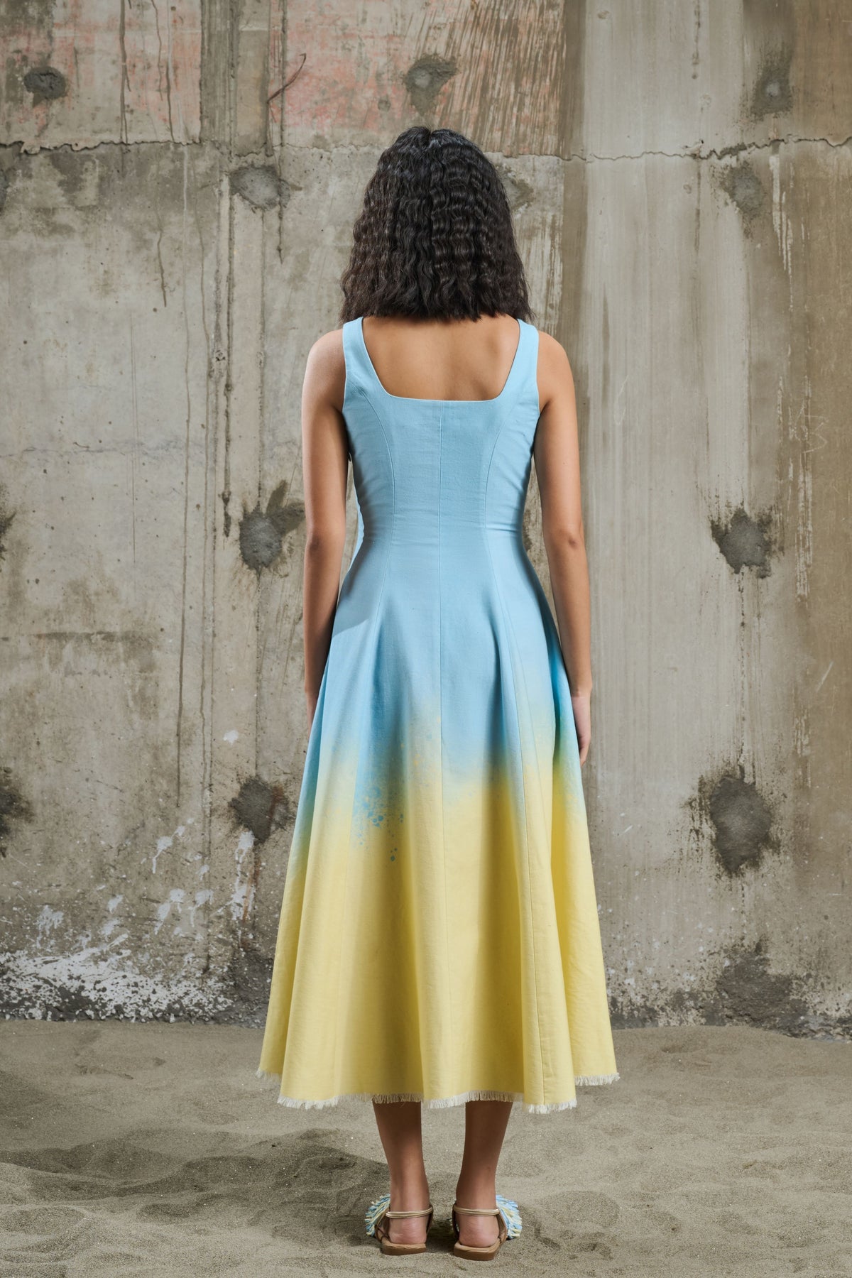 Soft Horizon Flared Dress