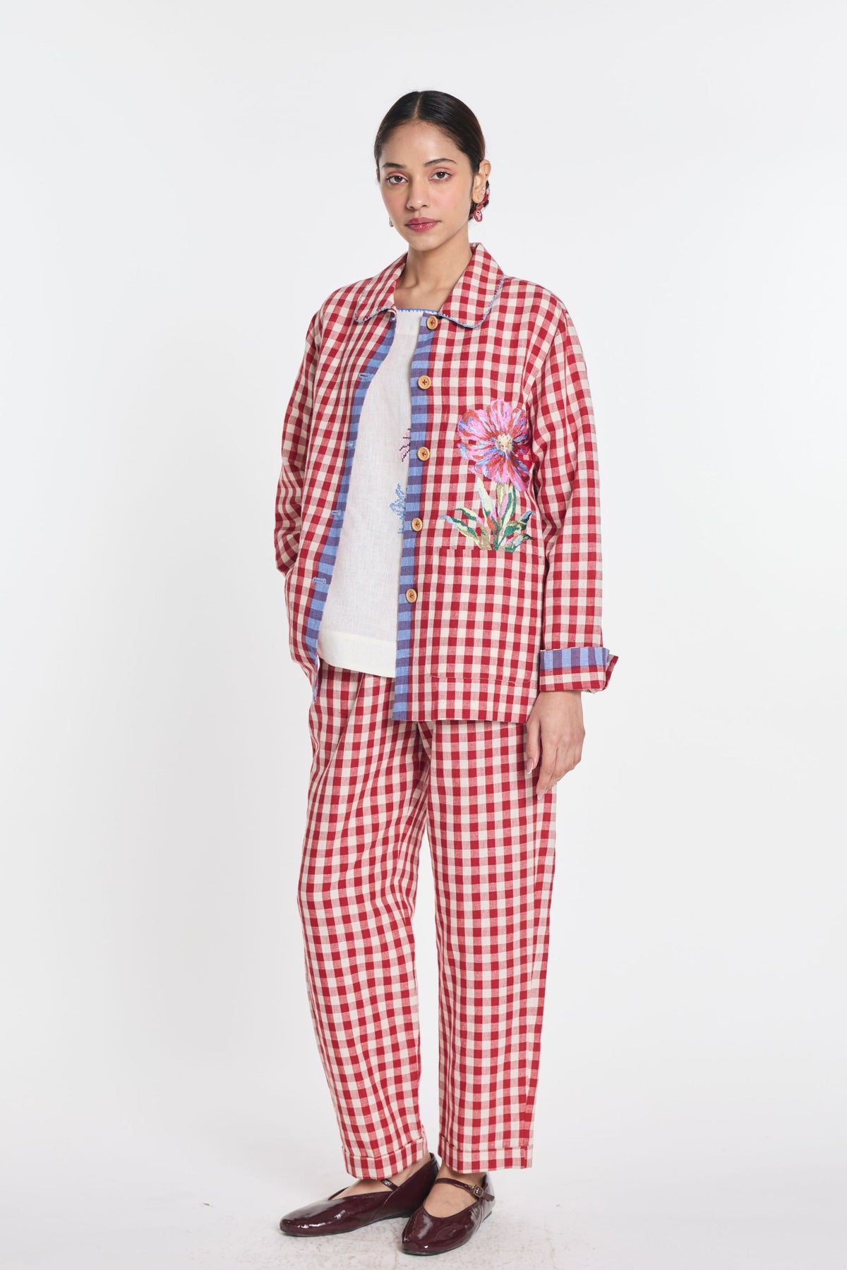 Cherry Embroidered Jacket