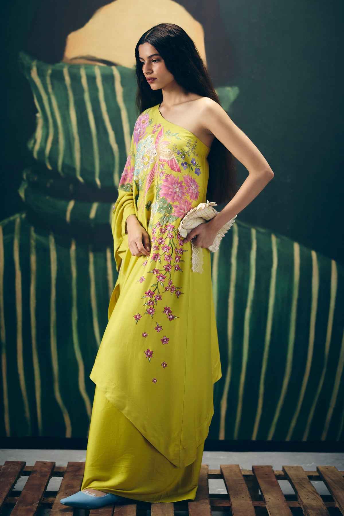 Natsu Yellow Co-ord Set