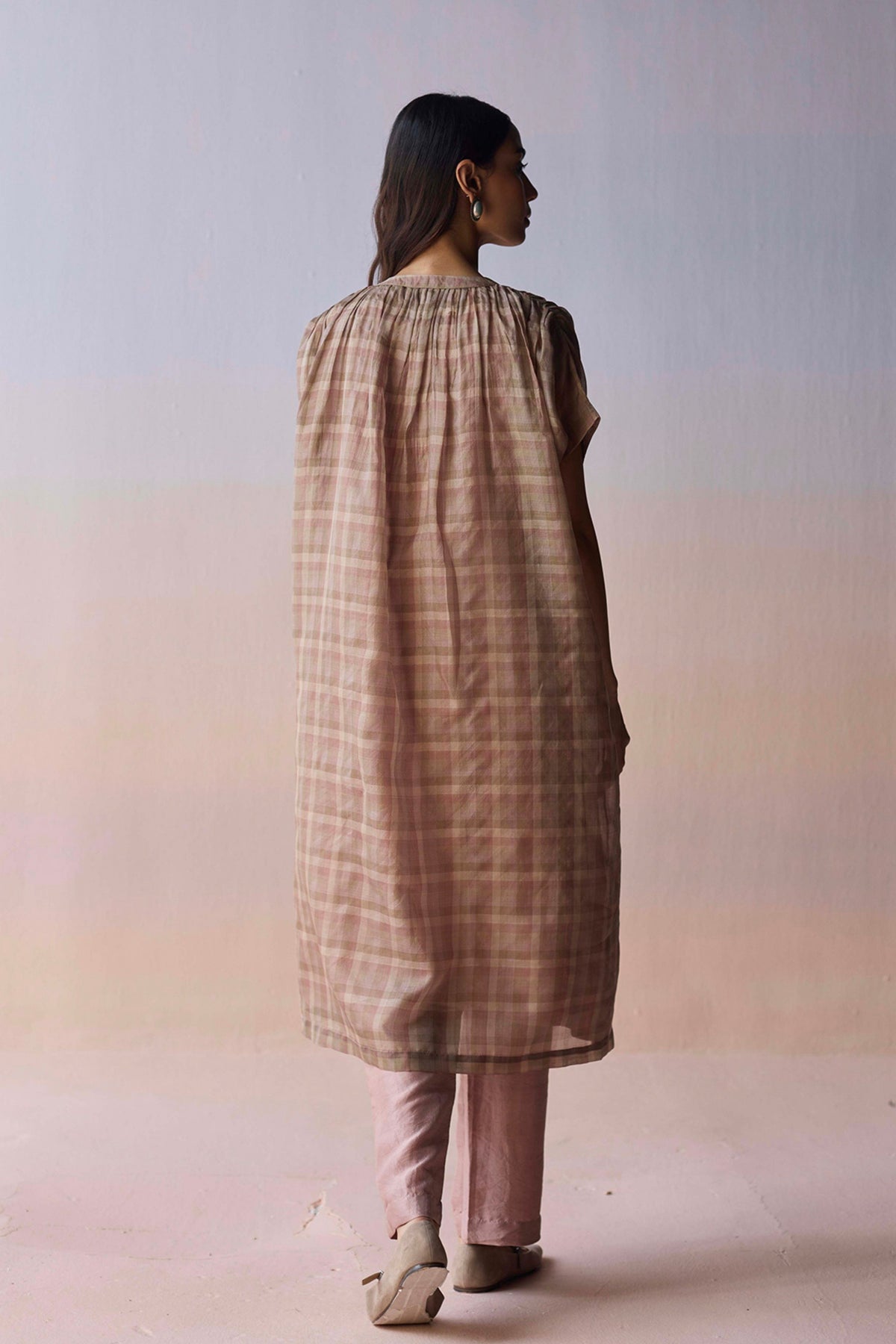 Rooted Brown Tunic Set