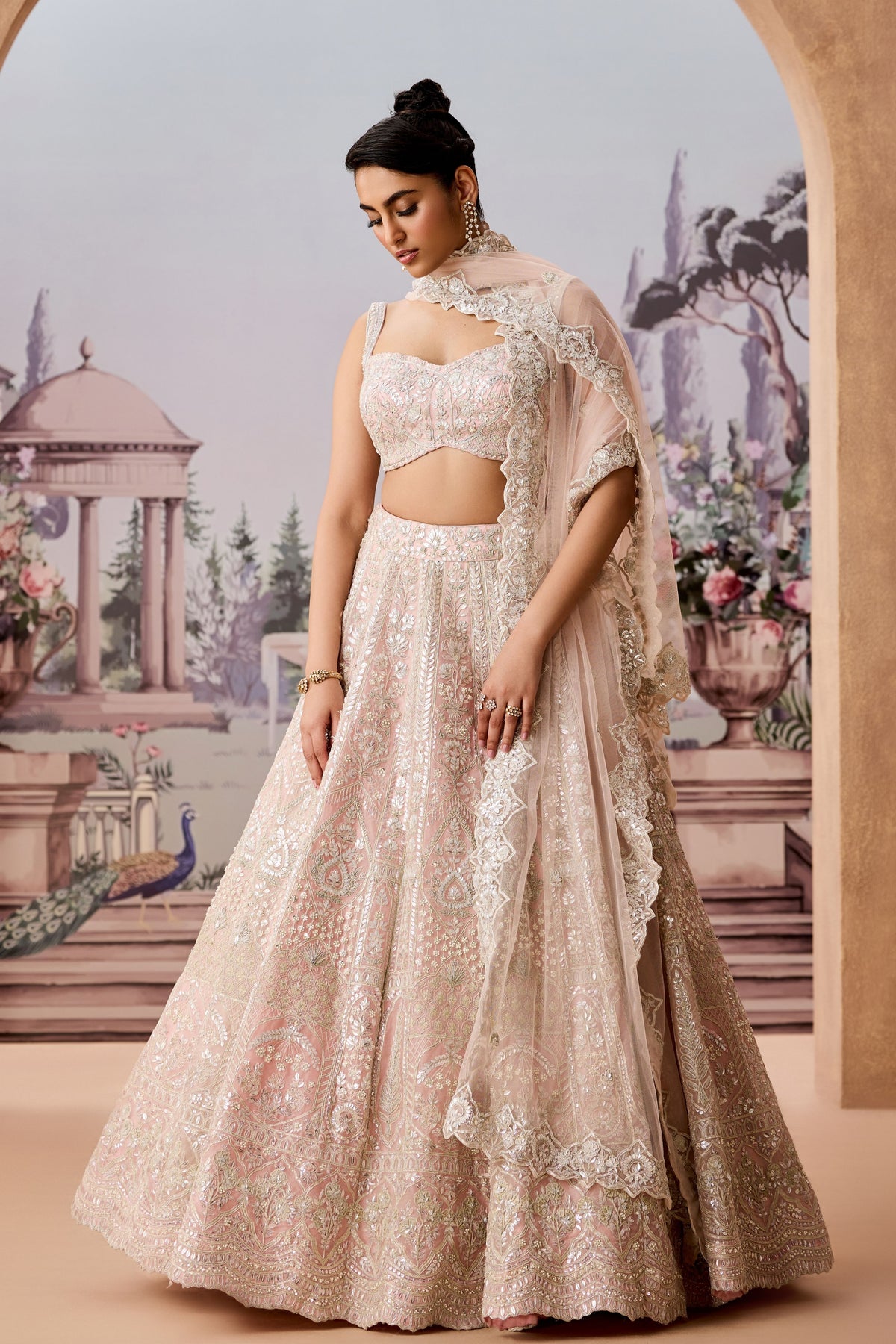 Mtb Pink Jaipur Lehenga Set