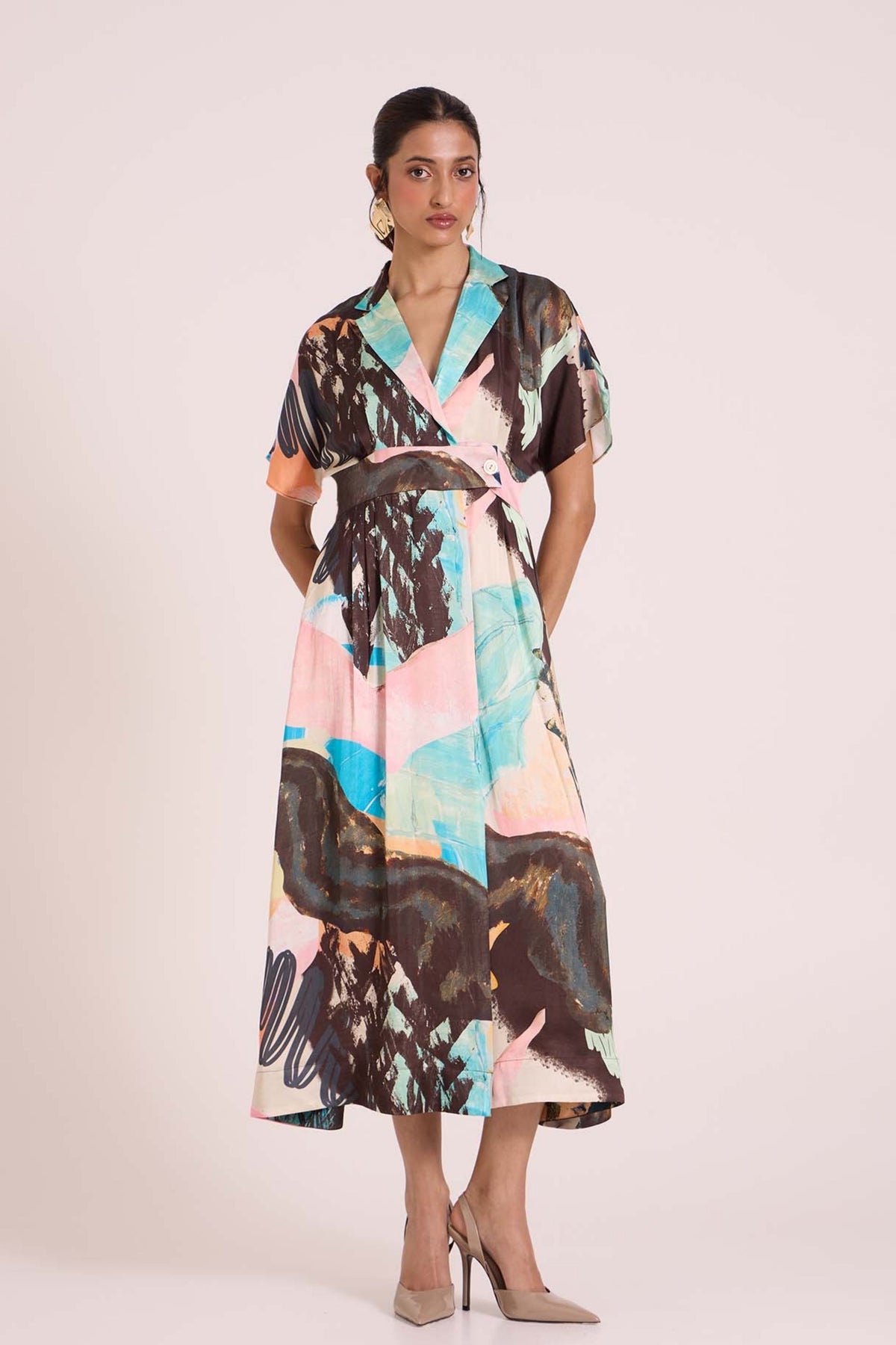 Chione A-Line Midi Dress