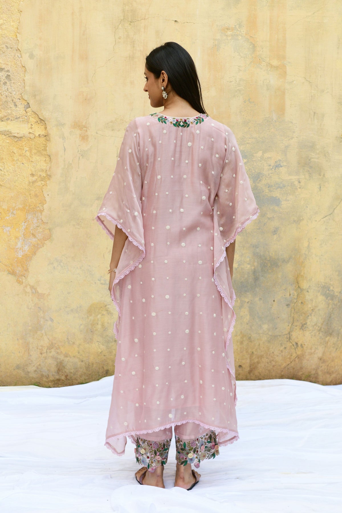 Pink Orchid Heavy Kaftan Set