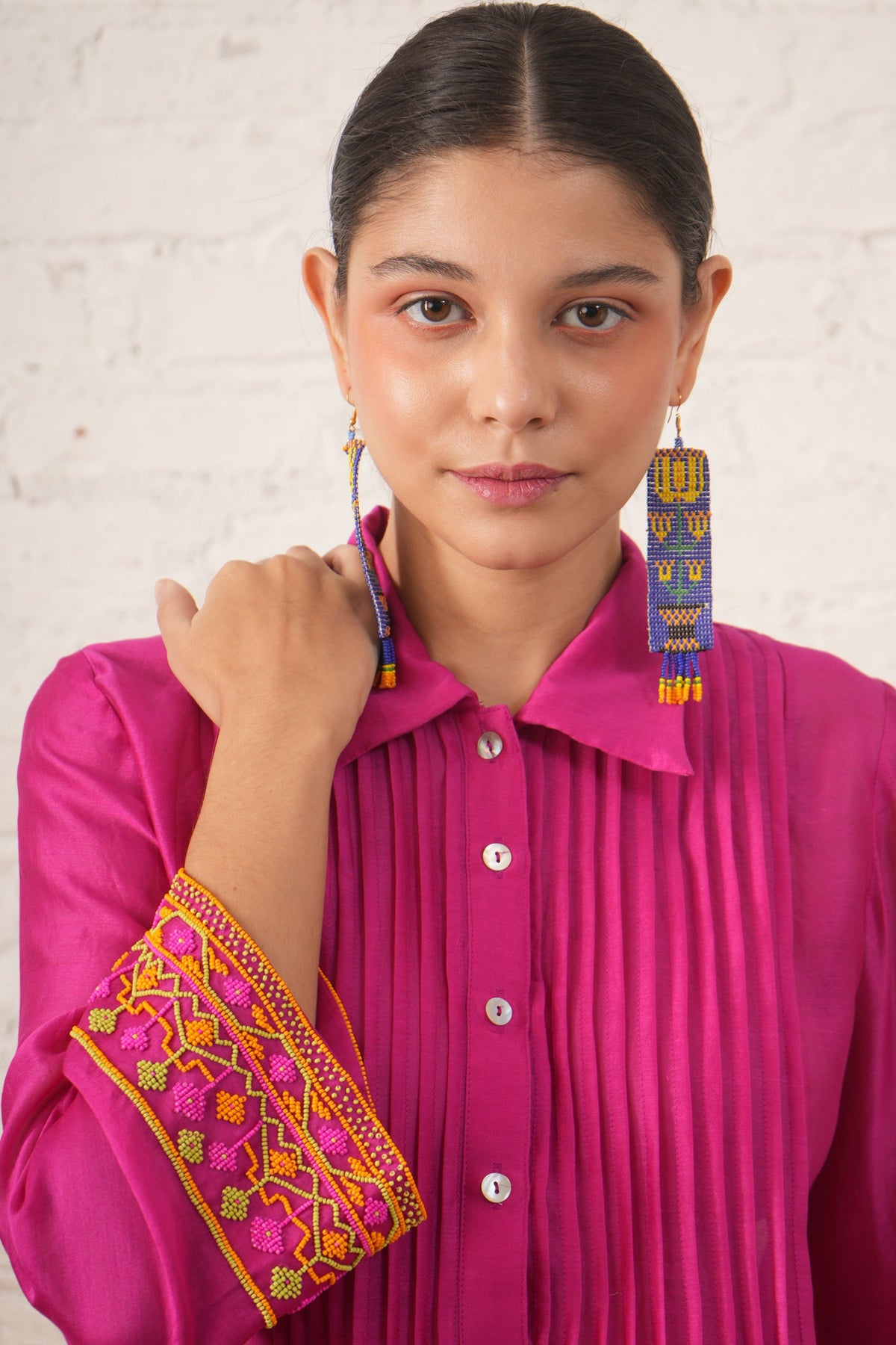 Fuschia Tunic Set