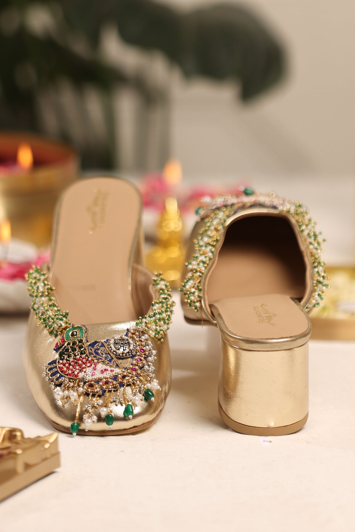 Neel Mayuri Mule Heels