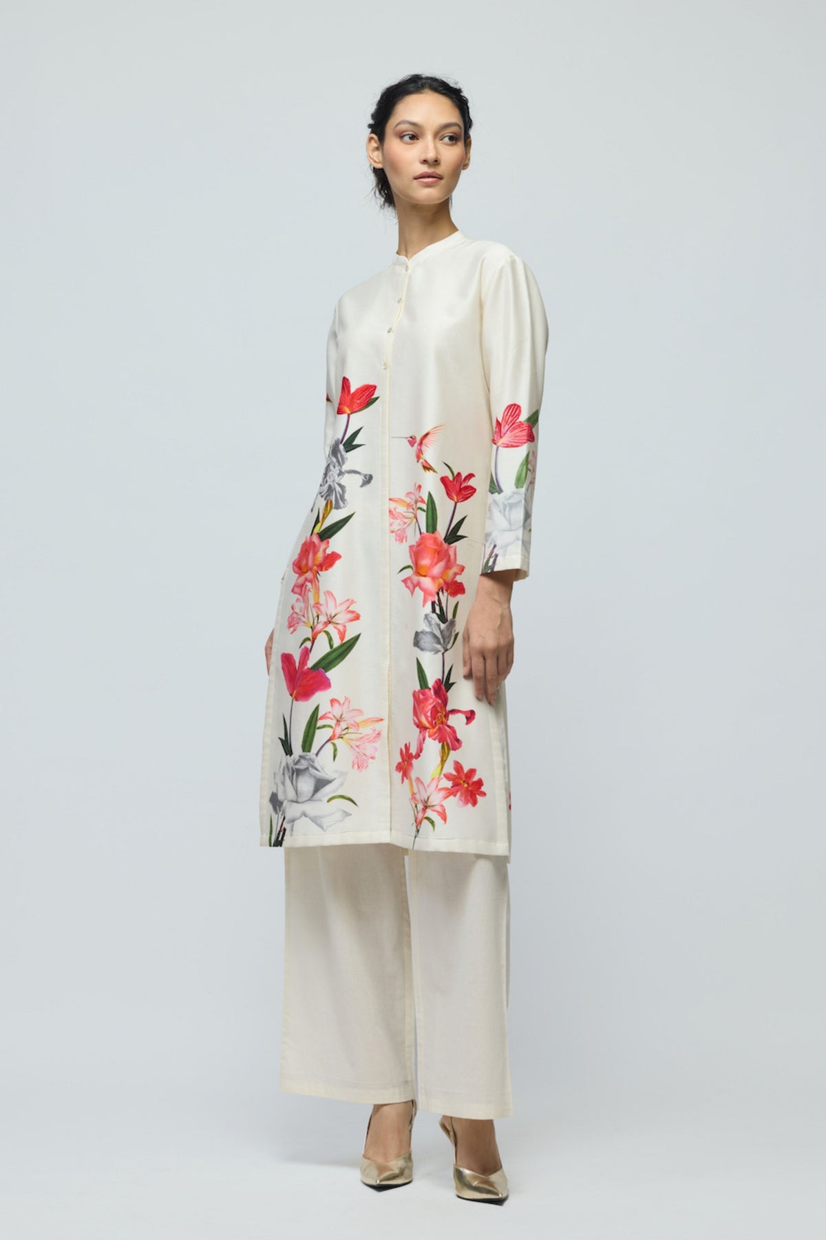 Floral Printed Tunic Set