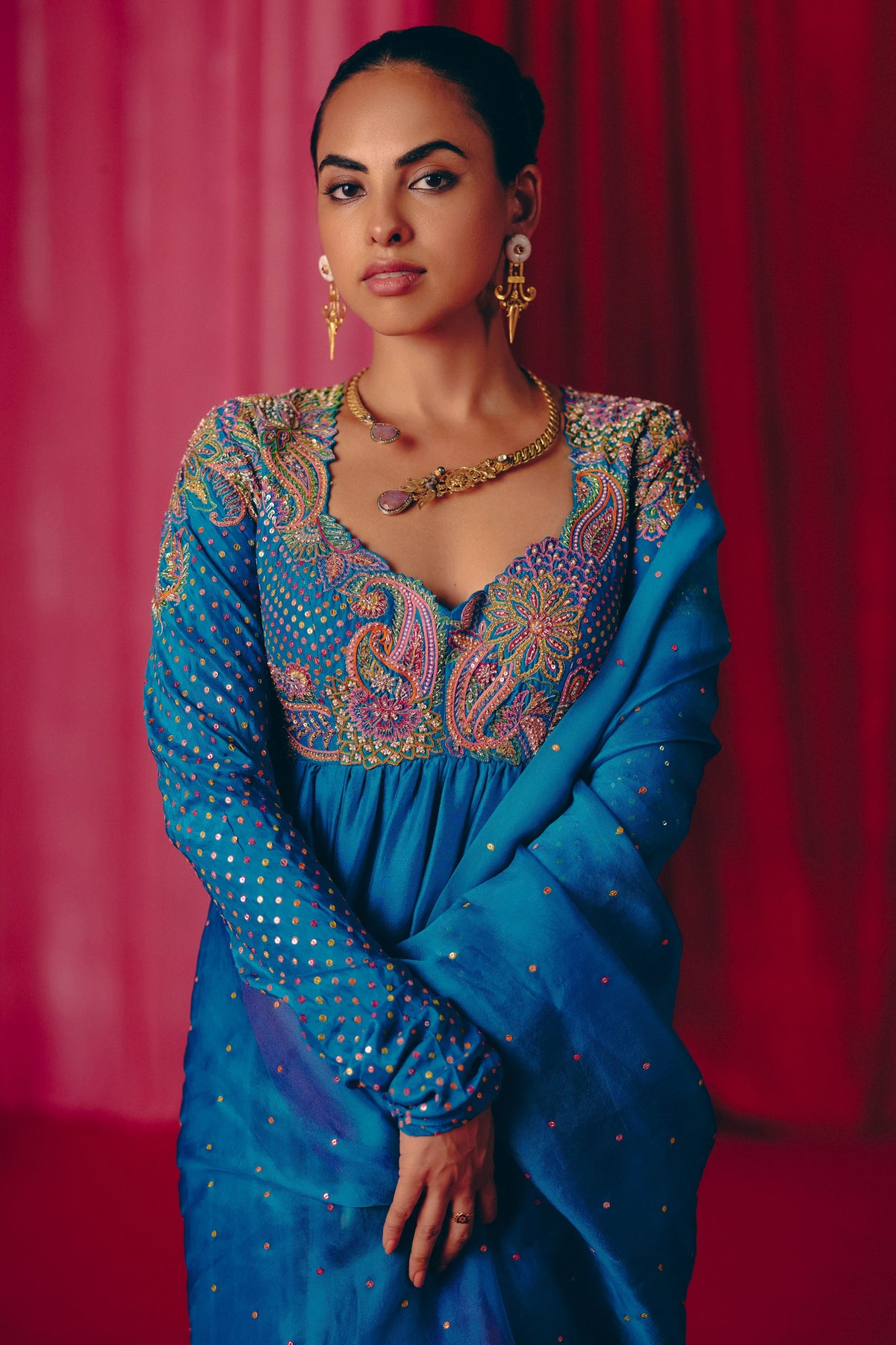 Anya Anarkali Set