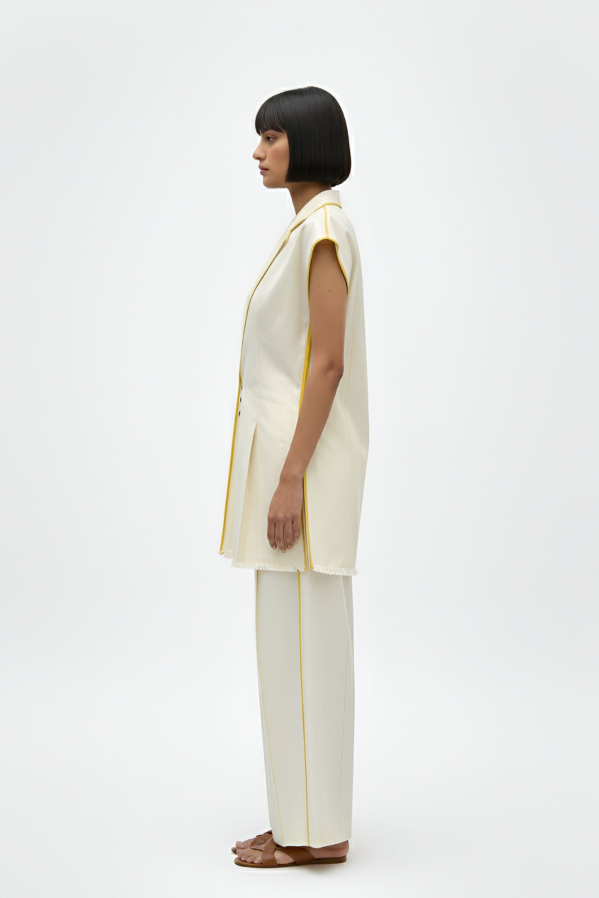 Mango Ivory Blazer Set
