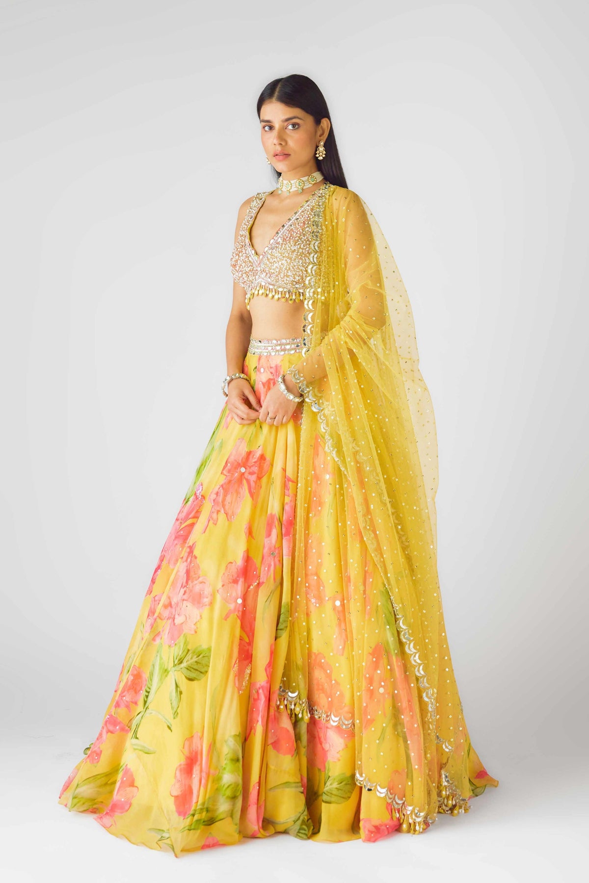 The Wild Marigold Lehenga