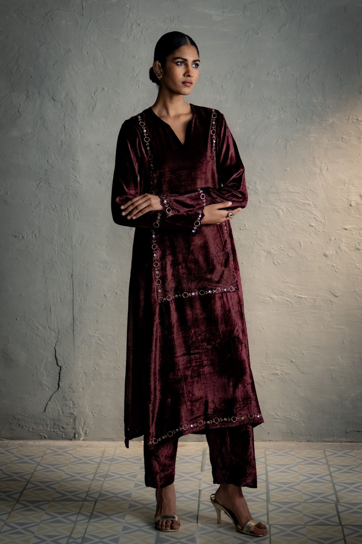 Maaya Brown Kurta Set