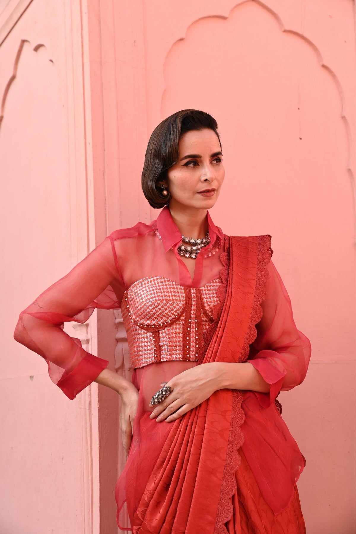 O Haseena Tanchoi Saree