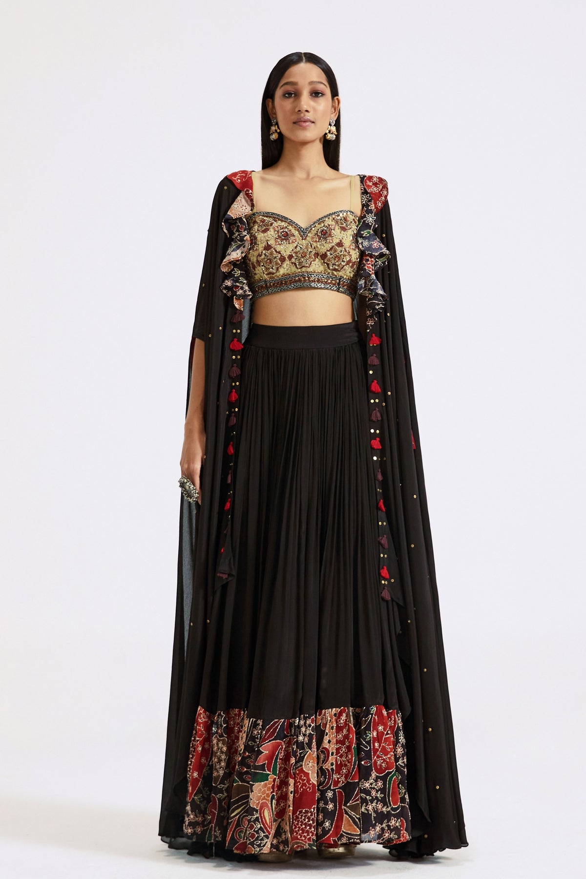 Black Cape Set