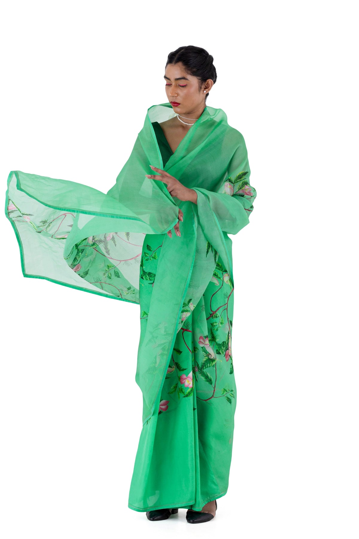 Balsam Deep Angoori Saree