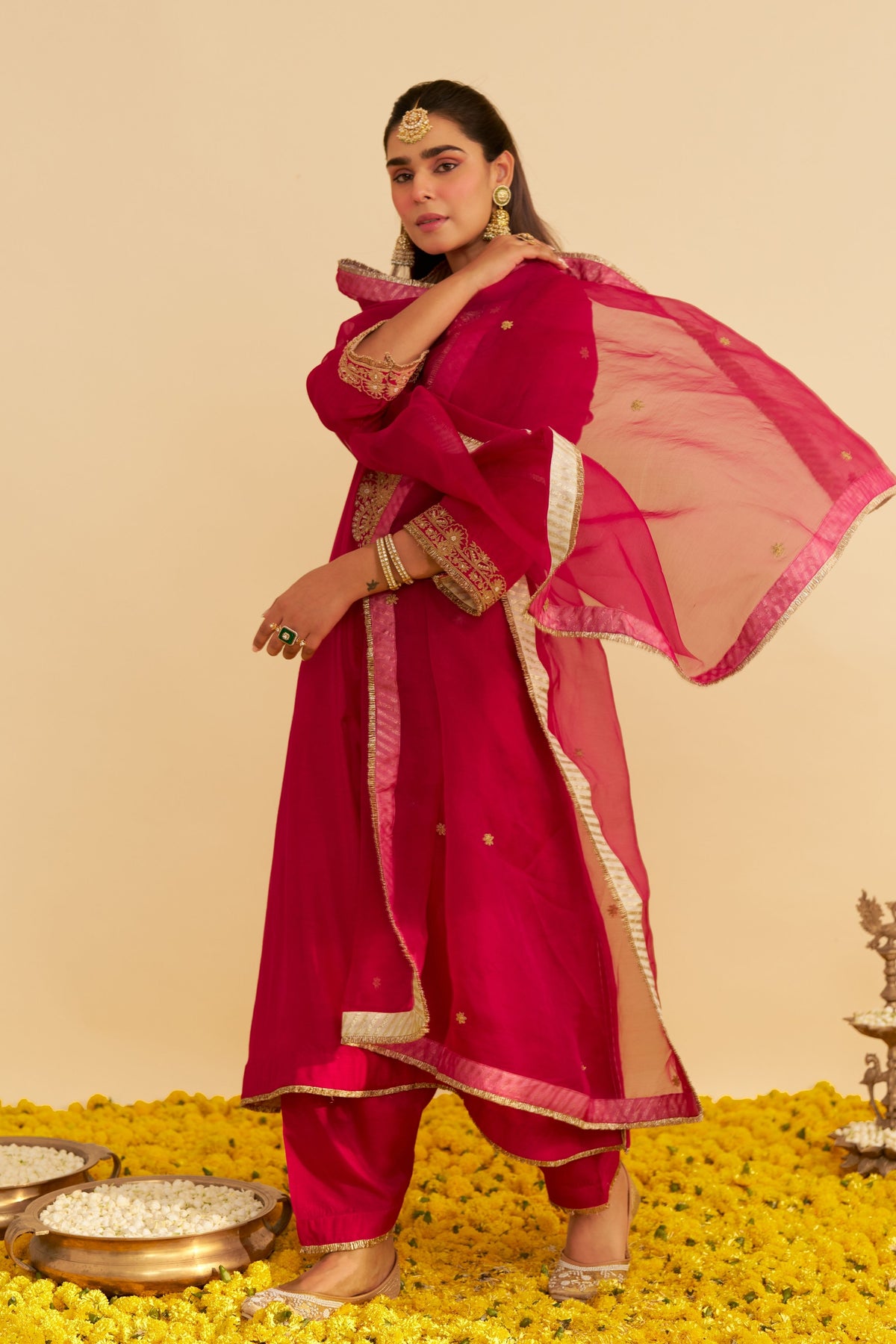 Hiba Hotpink Salwar Set
