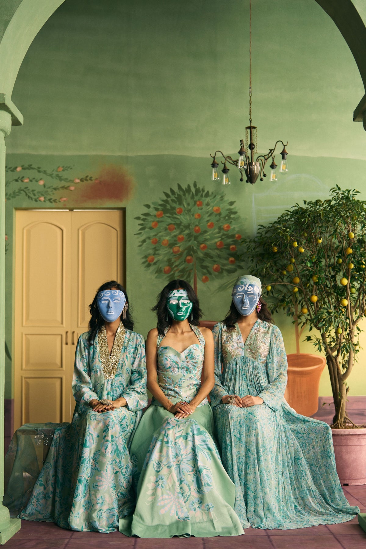 Celadon Bloom Lehenga Set