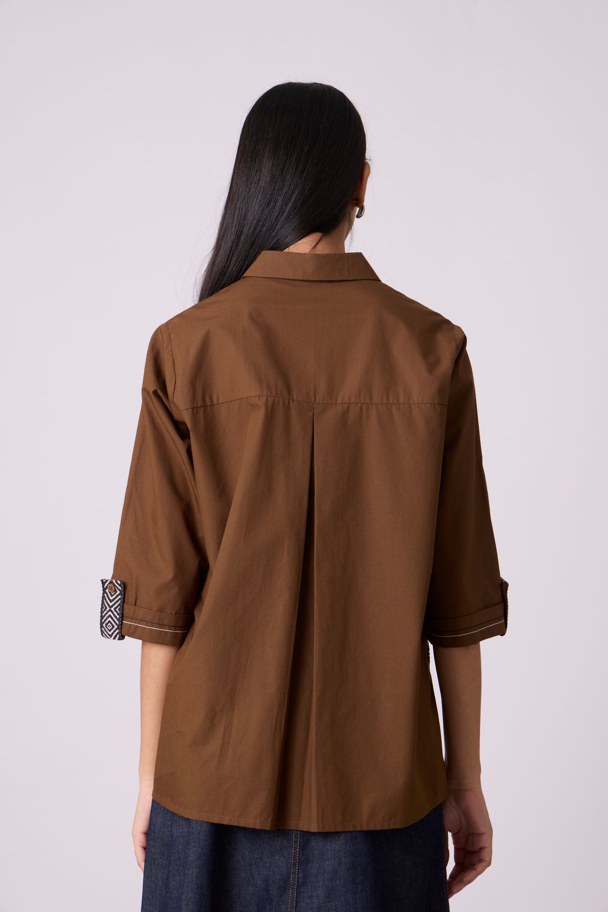Doris Olive Brown Shirt