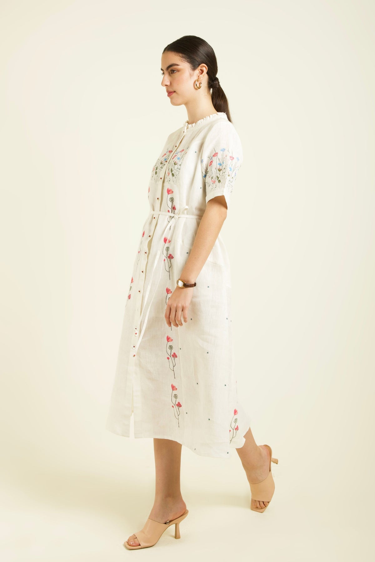 Ivory A-line Dress