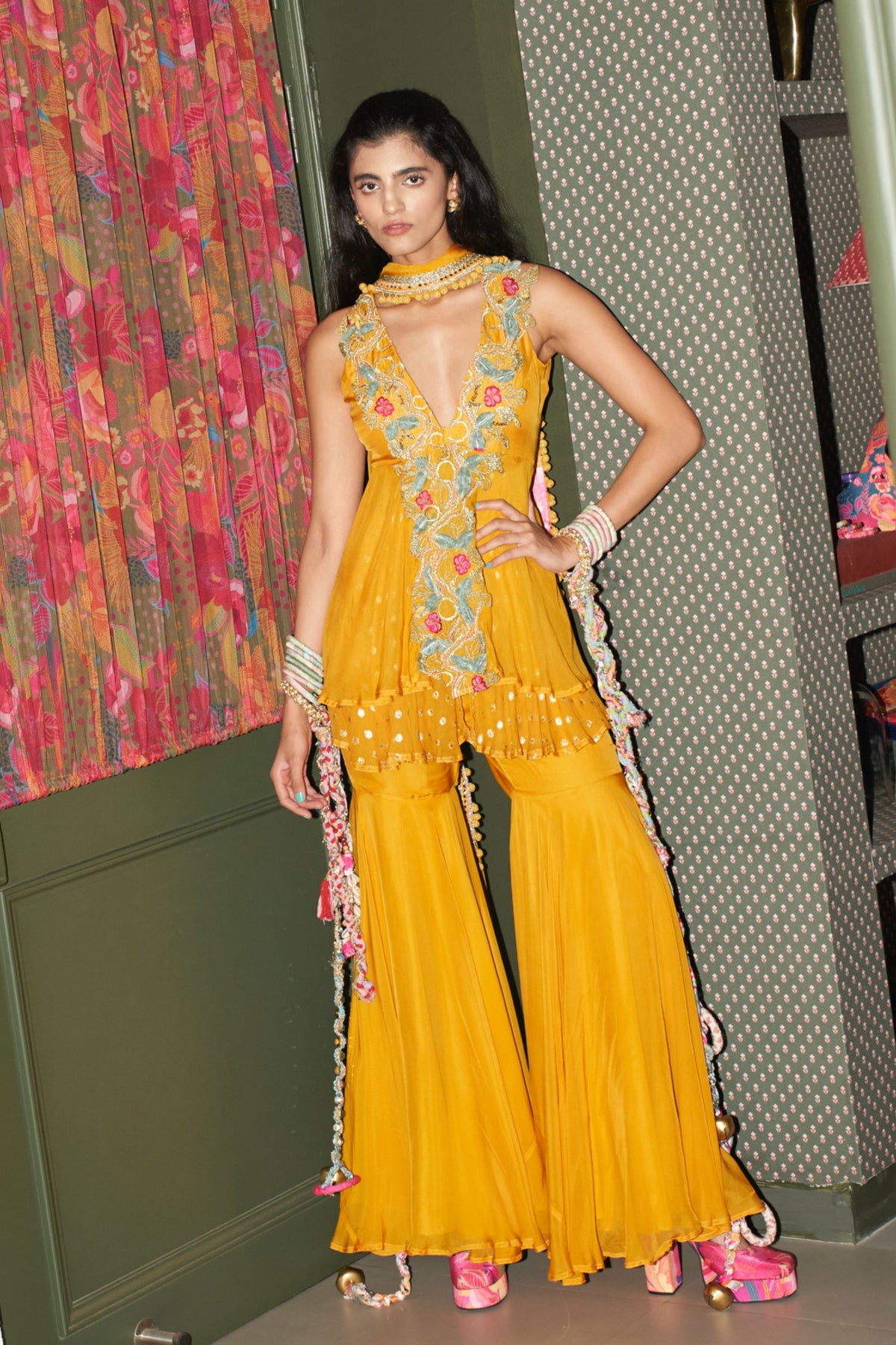 Marigold Merry Mingle Sharara Set