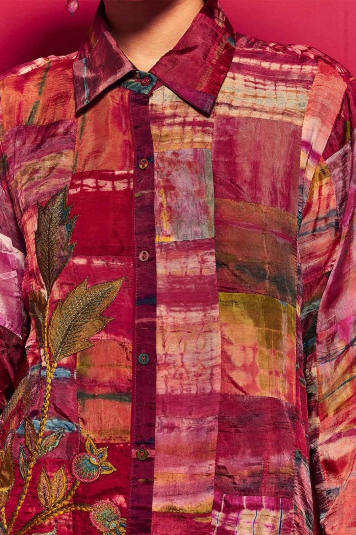 Fuschia Mehar Shirt