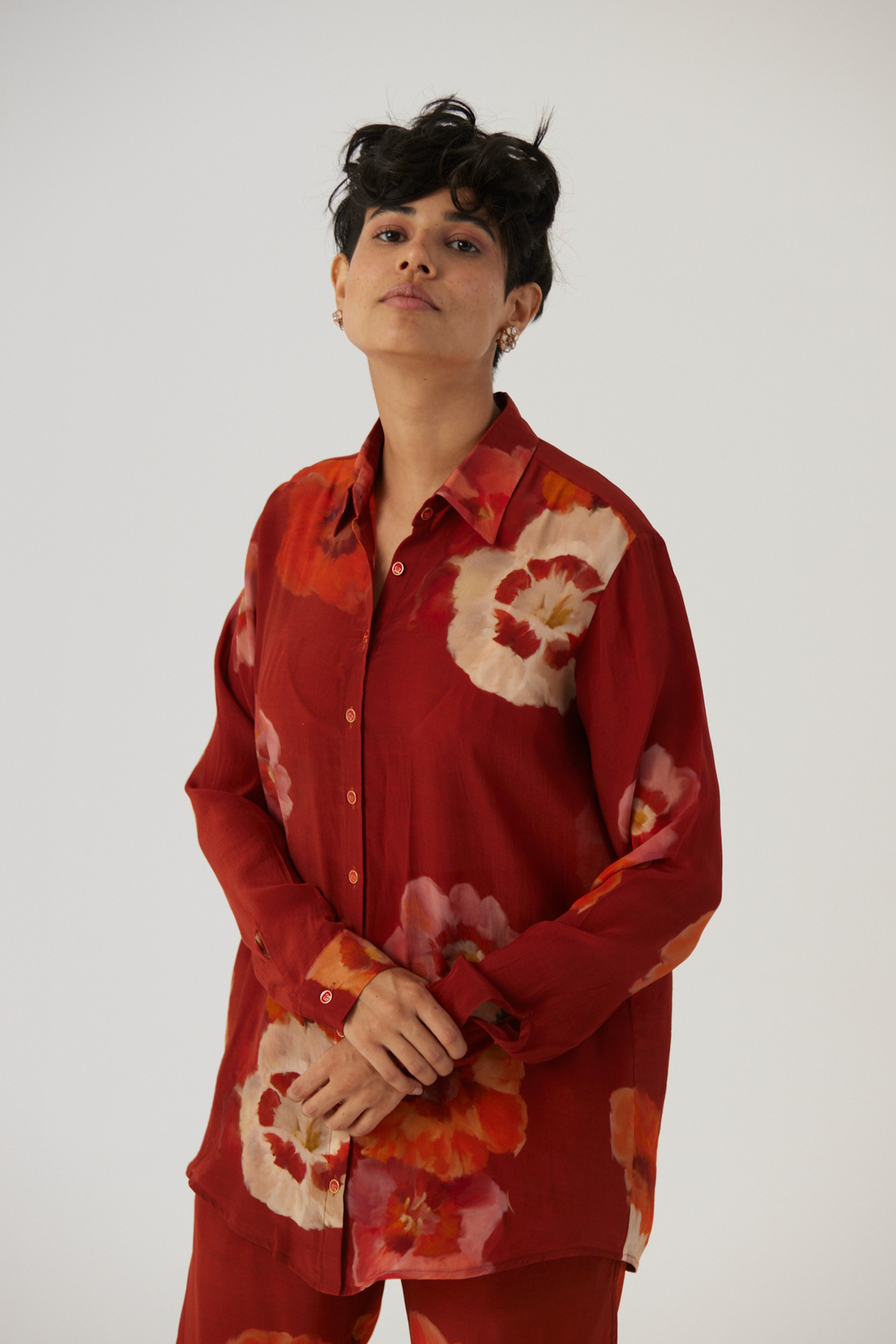 Gardenia Red Co-Ord Set
