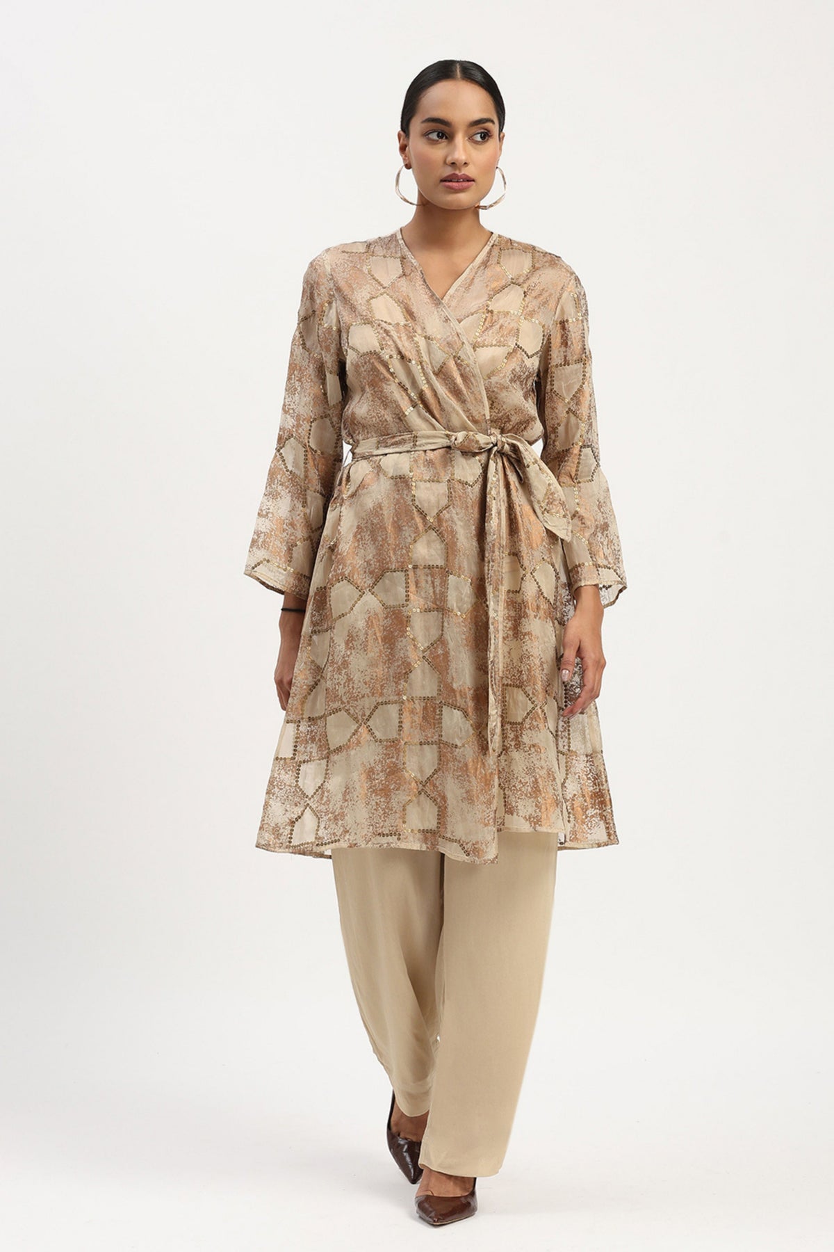 Tesselation Foil Dress