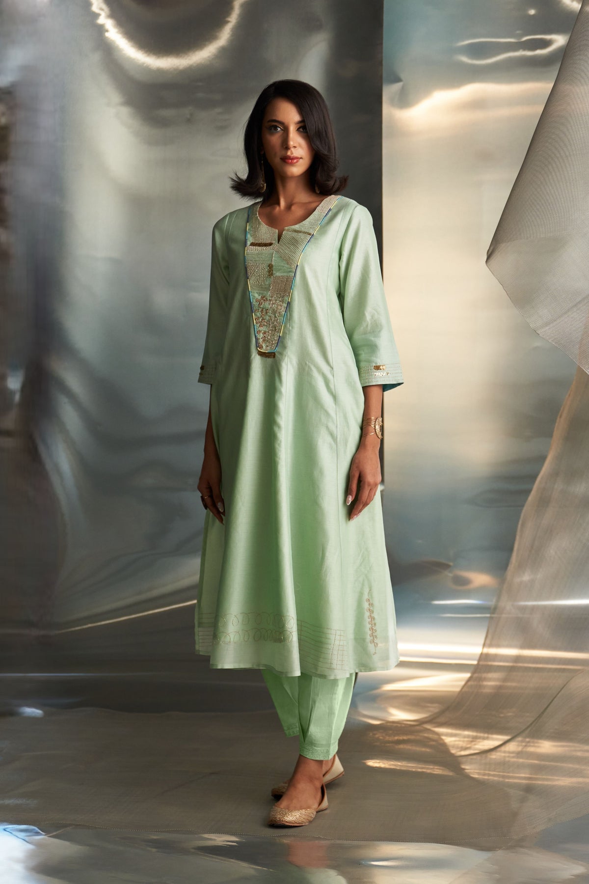 Flared Kurta Set