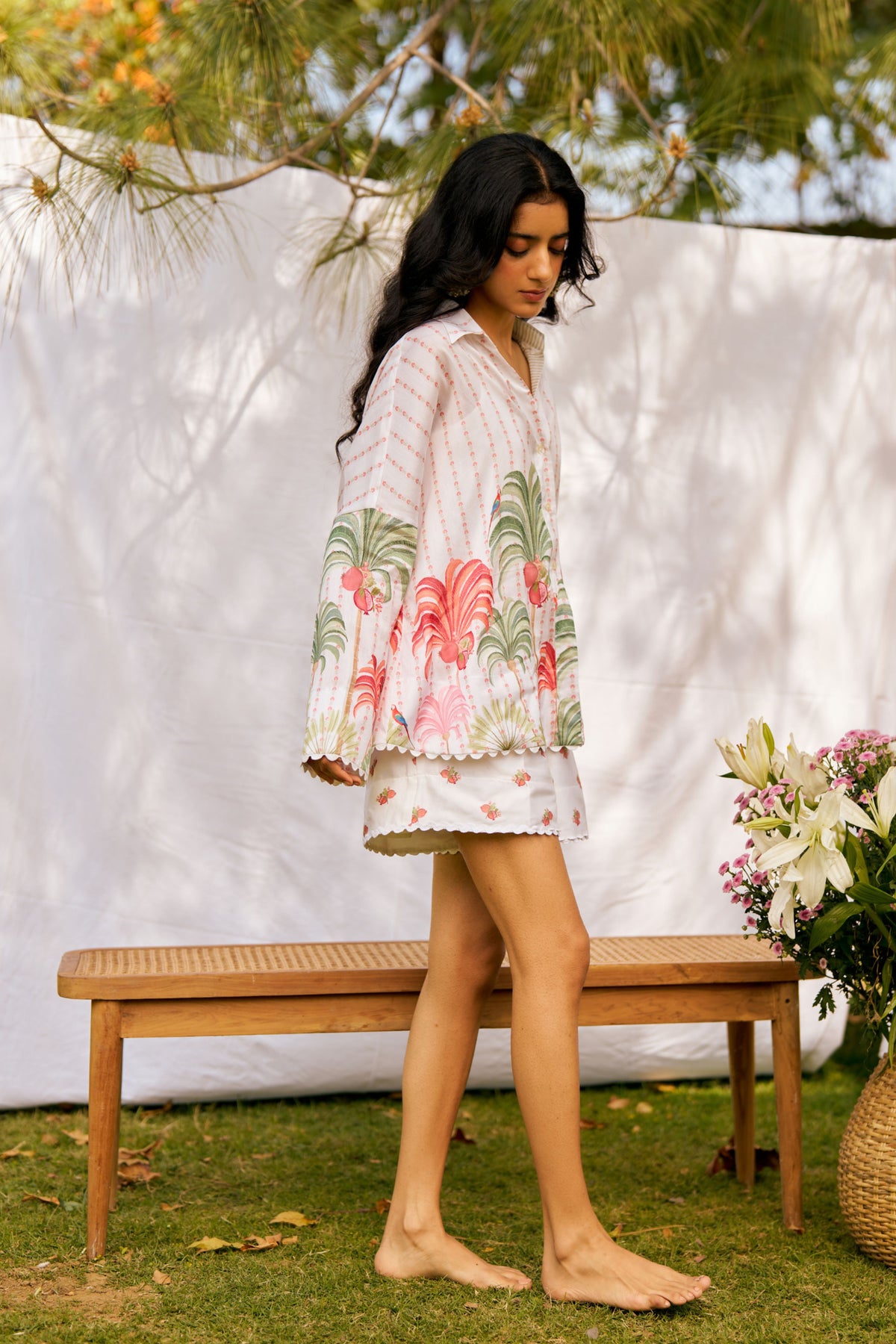 Plume &amp; Palms Shirt