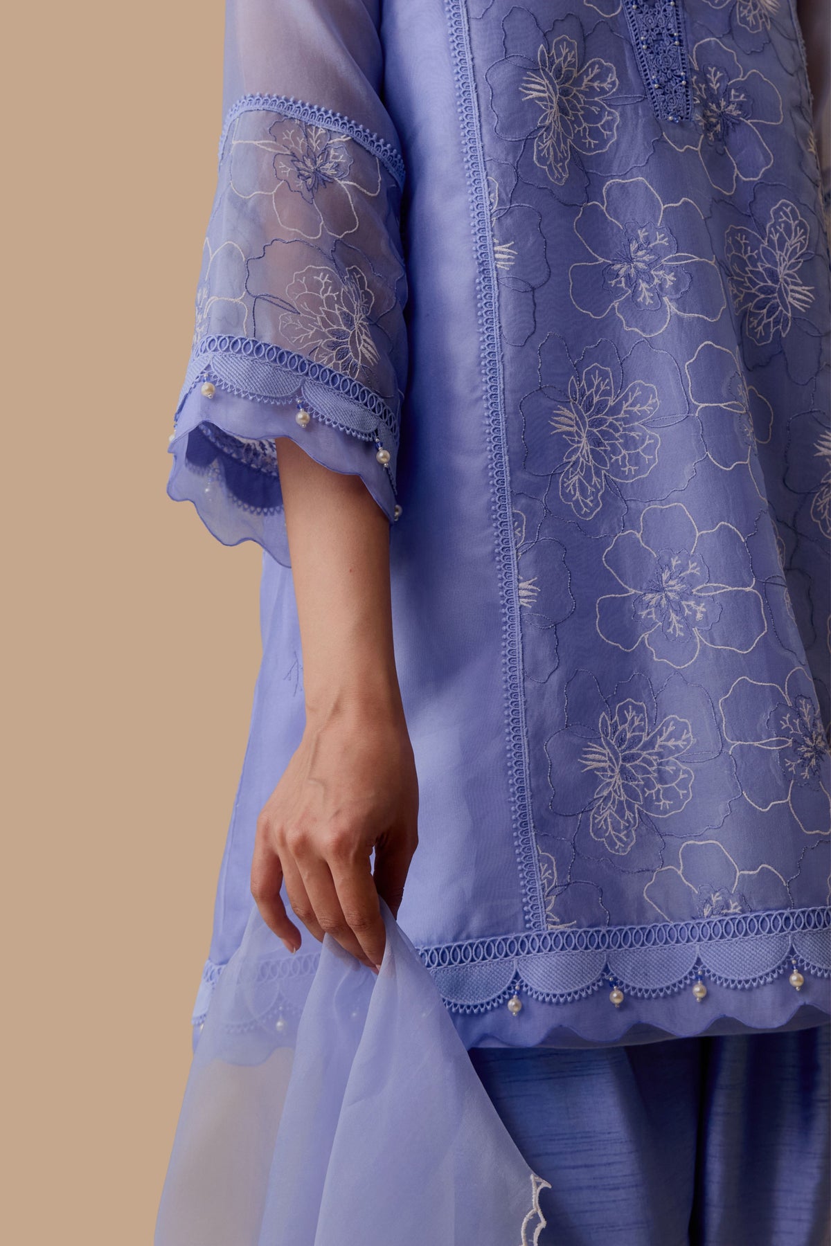 Farida Blue Kurta Set