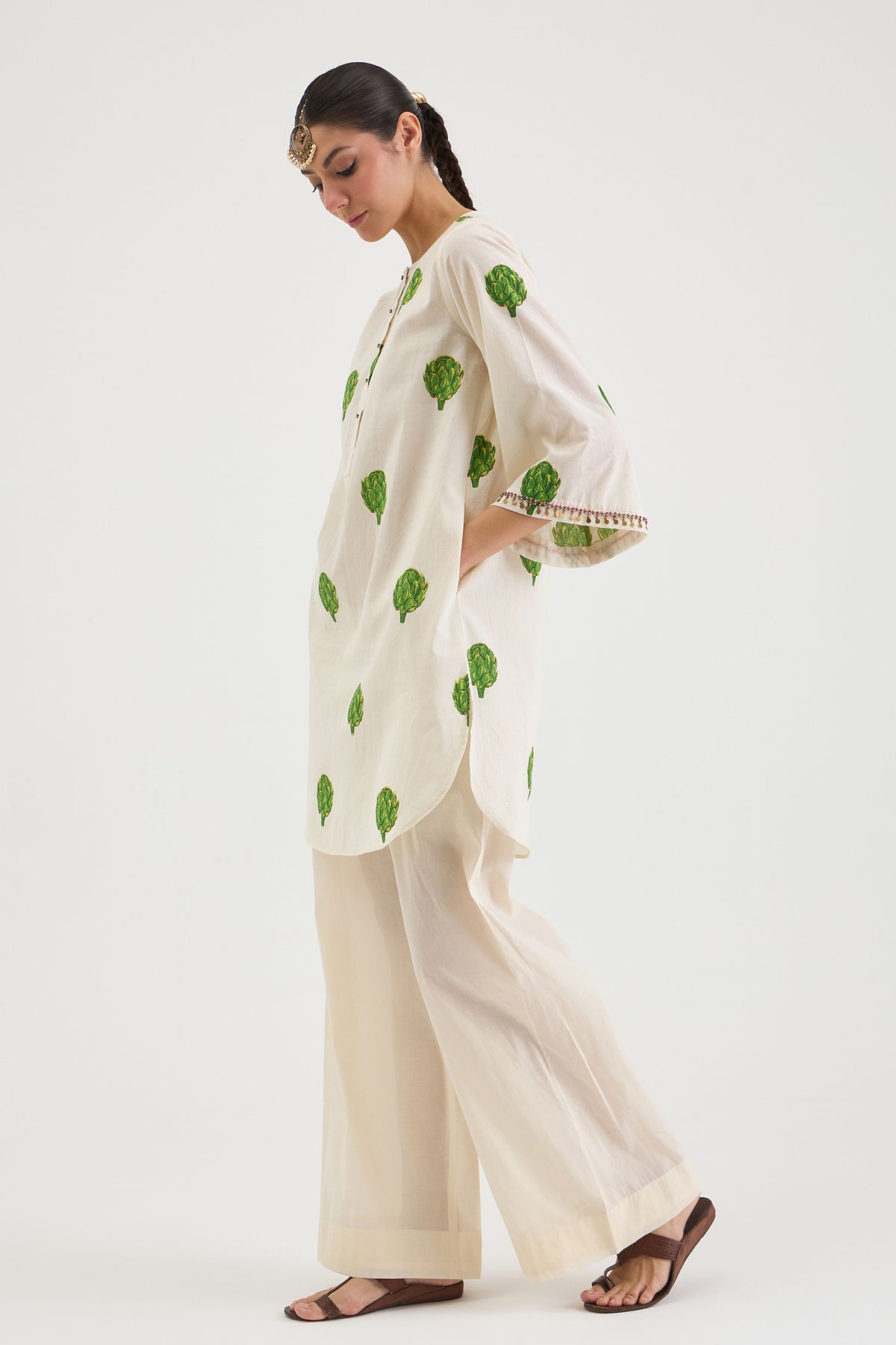 Off-White Artichoke Kurta Set